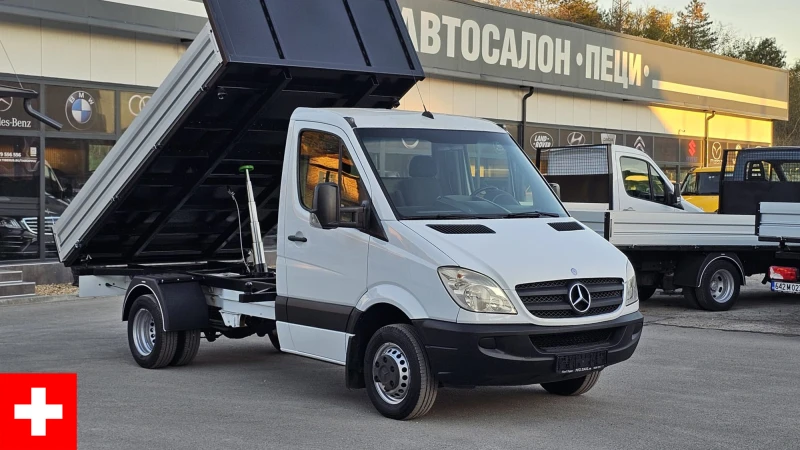 Mercedes-Benz Sprinter 519 3.0CDi 6SP CH-САМОСВАЛ 5Т-КЛИМАТИК-ЛИЗИНГ, снимка 1 - Бусове и автобуси - 47705411