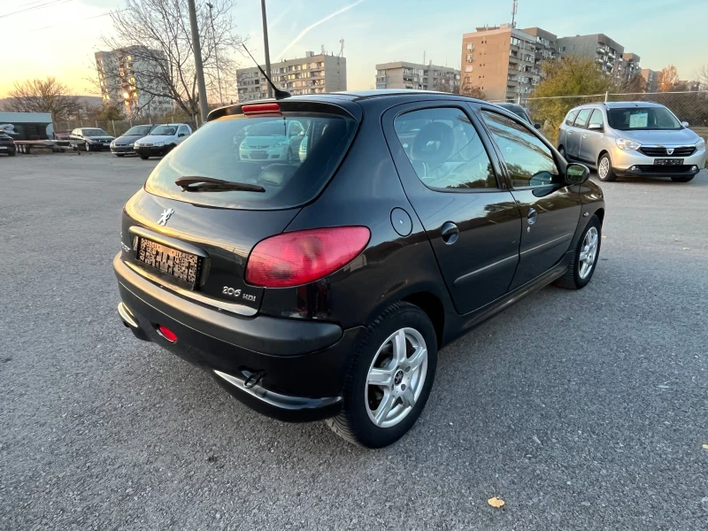 Peugeot 206 1.6HDI 109кс Вс екстри !!!, снимка 5 - Автомобили и джипове - 47873585