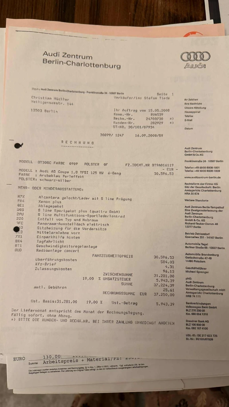 Audi A5, снимка 15 - Автомобили и джипове - 52703184