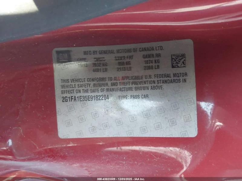 Chevrolet Camaro 3.6L V-6 DI, DOHC, VVT, 323HP Rear Wheel Drive, снимка 14 - Автомобили и джипове - 53054277