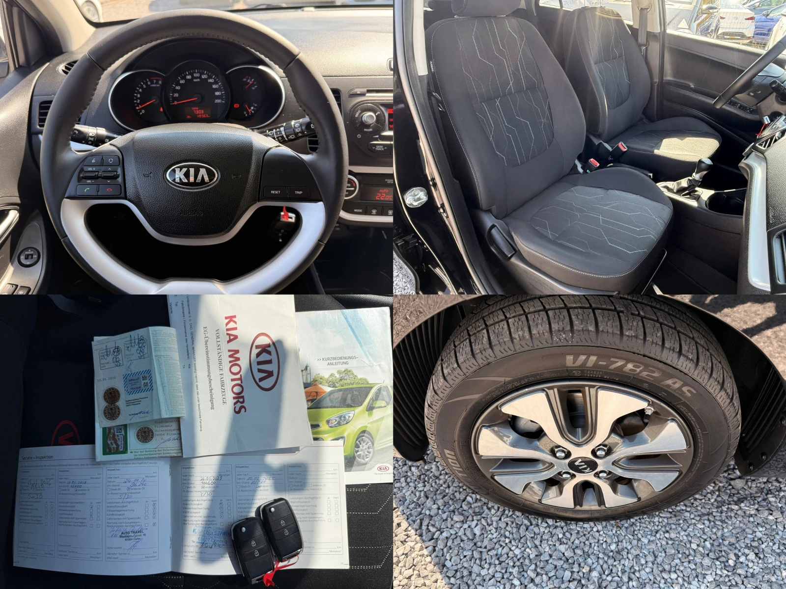 Kia Picanto 1.0i EURO6, Климатроник, TUV, COC, снимка 15 - Автомобили и джипове - 55609298
