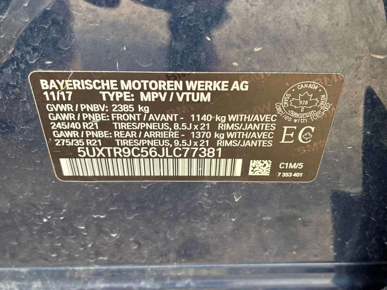 BMW X3 * xDrive30i * CARFAX * БЕЗ ПЪРВОНАЧАЛНА ВНОСКА, снимка 16 - Автомобили и джипове - 53879883