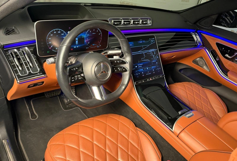 Mercedes-Benz S 580 L* 4Matic* Brabus* Burmester* 360* HuD* Pano, снимка 6 - Автомобили и джипове - 51375808