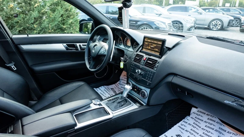 Mercedes-Benz C 350 I MEGA FULL AMG LINE BLACK EDITION ЛИЗИНГ 100%, снимка 15 - Автомобили и джипове - 51610610
