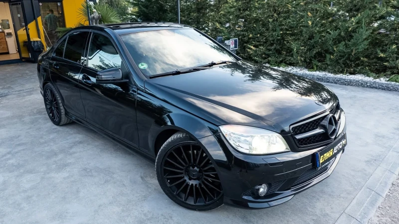 Mercedes-Benz C 350 I MEGA FULL AMG LINE BLACK EDITION ЛИЗИНГ 100%, снимка 2 - Автомобили и джипове - 51610610