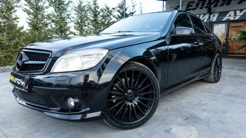 Mercedes-Benz C 350 I MEGA FULL AMG LINE BLACK EDITION ЛИЗИНГ 100%, снимка 4 - Автомобили и джипове - 51610610