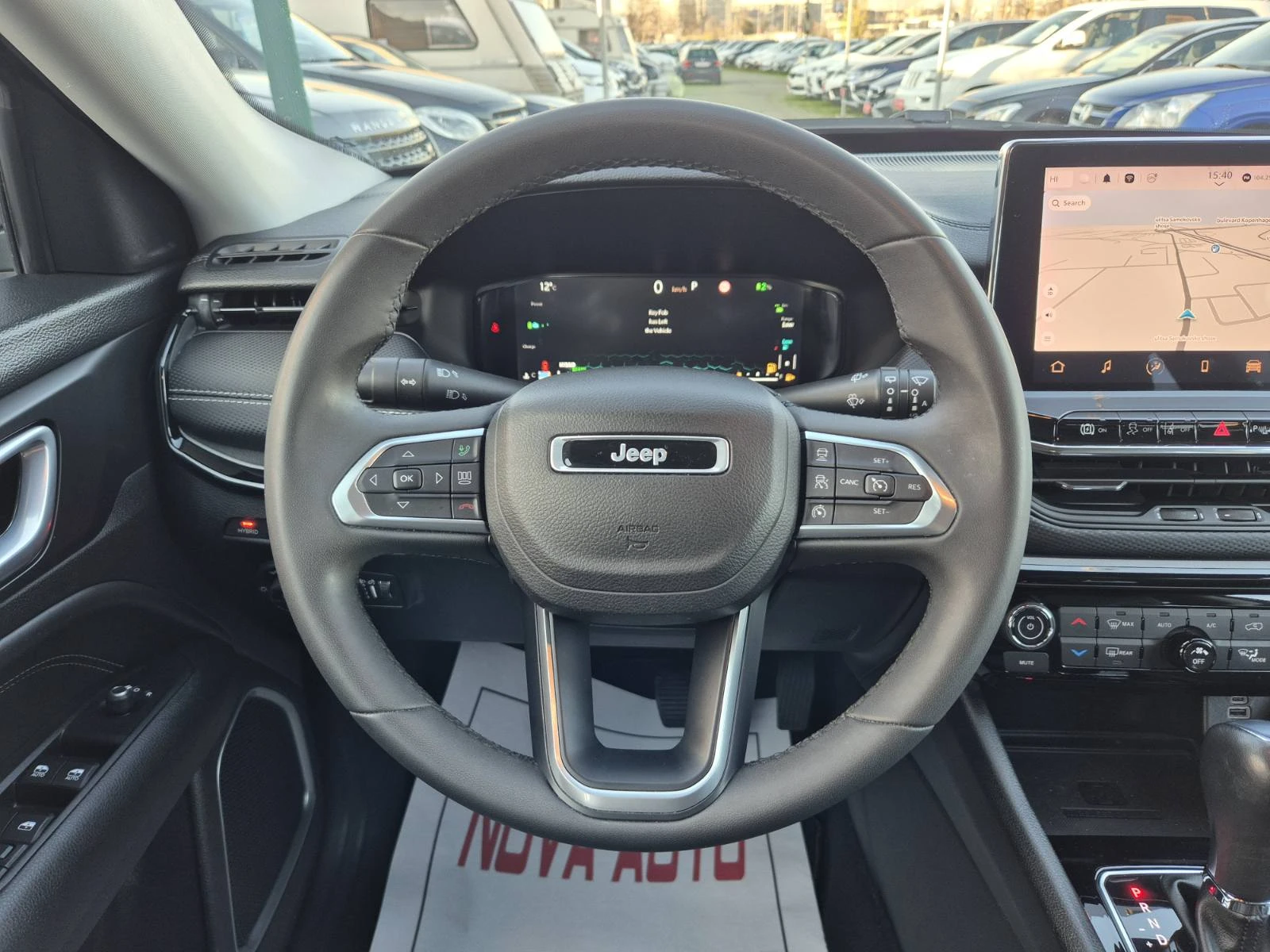 Jeep Compass 130кс-4X4-NIGHT EAGLE-HYBRID-64000км-FACE LIFT - изображение 9