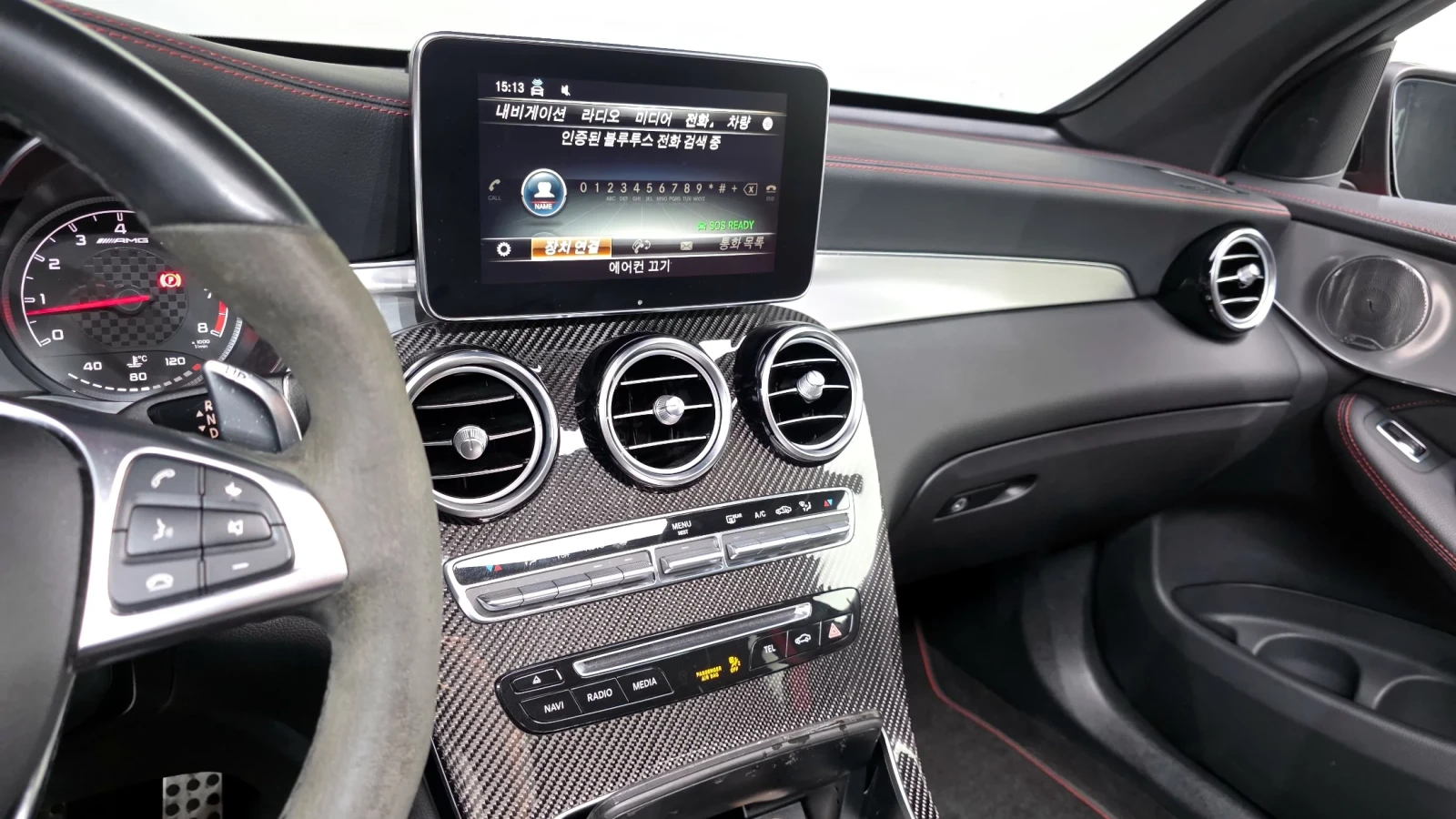 Mercedes-Benz GLC 43 AMG 2019* HEAD-UP* 360* DYNAMICA* CARBON* КРАЙНА ЦЕНА, снимка 11 - Автомобили и джипове - 54382995