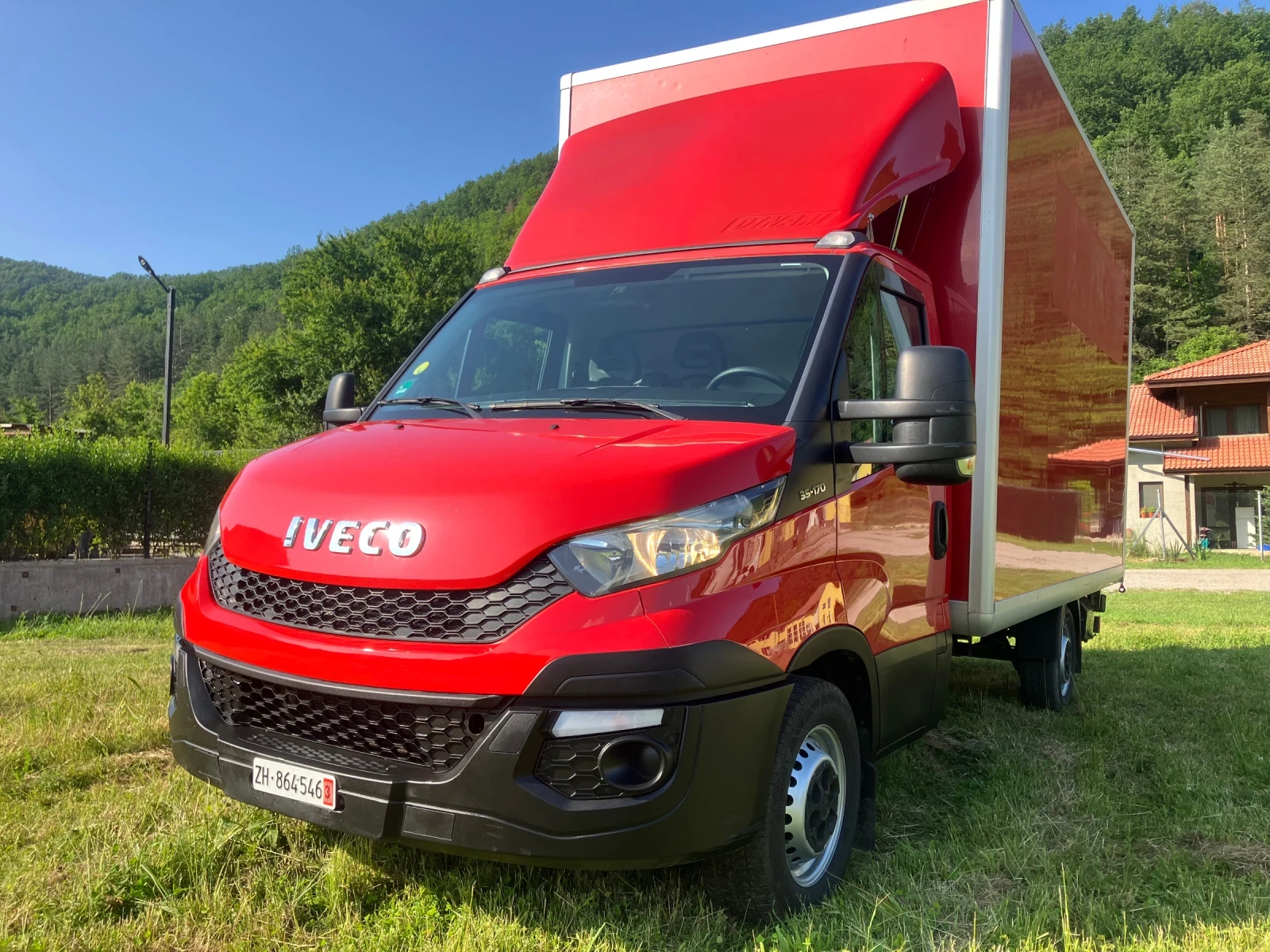 Iveco 35S18 35S17 Борд Климатик Фургон 4.10M МЕЖДУОСИЕ 2.48H, снимка 1
