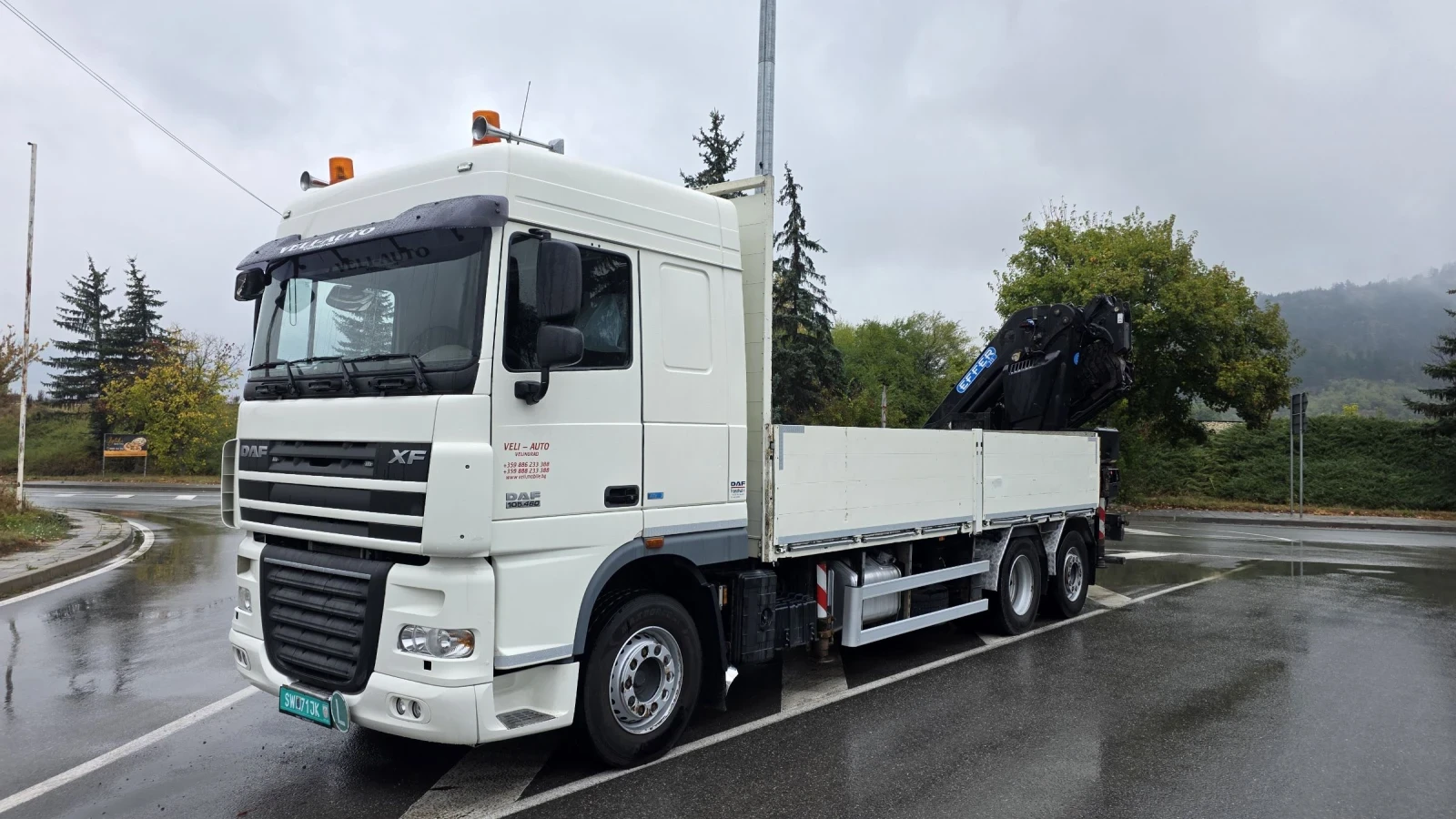 Daf XF 105 460 EURO 5 EEV 6X2 28м. кран; JIB088K; МаркаEFFER - изображение 4