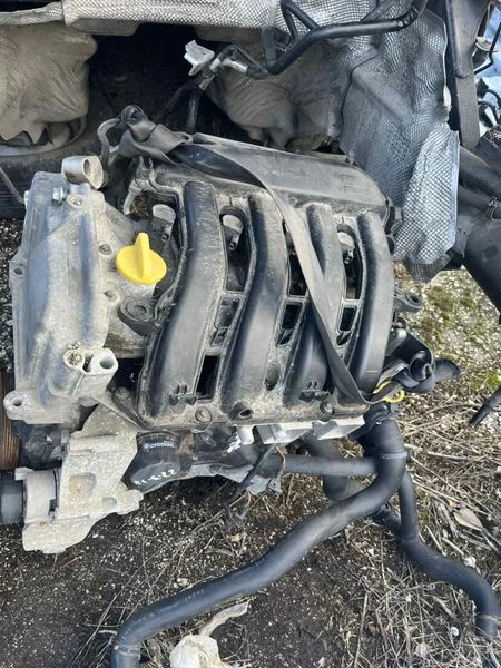 Двигател мотор бензин 1.6i Dacia Renault K4m p848 код затворен