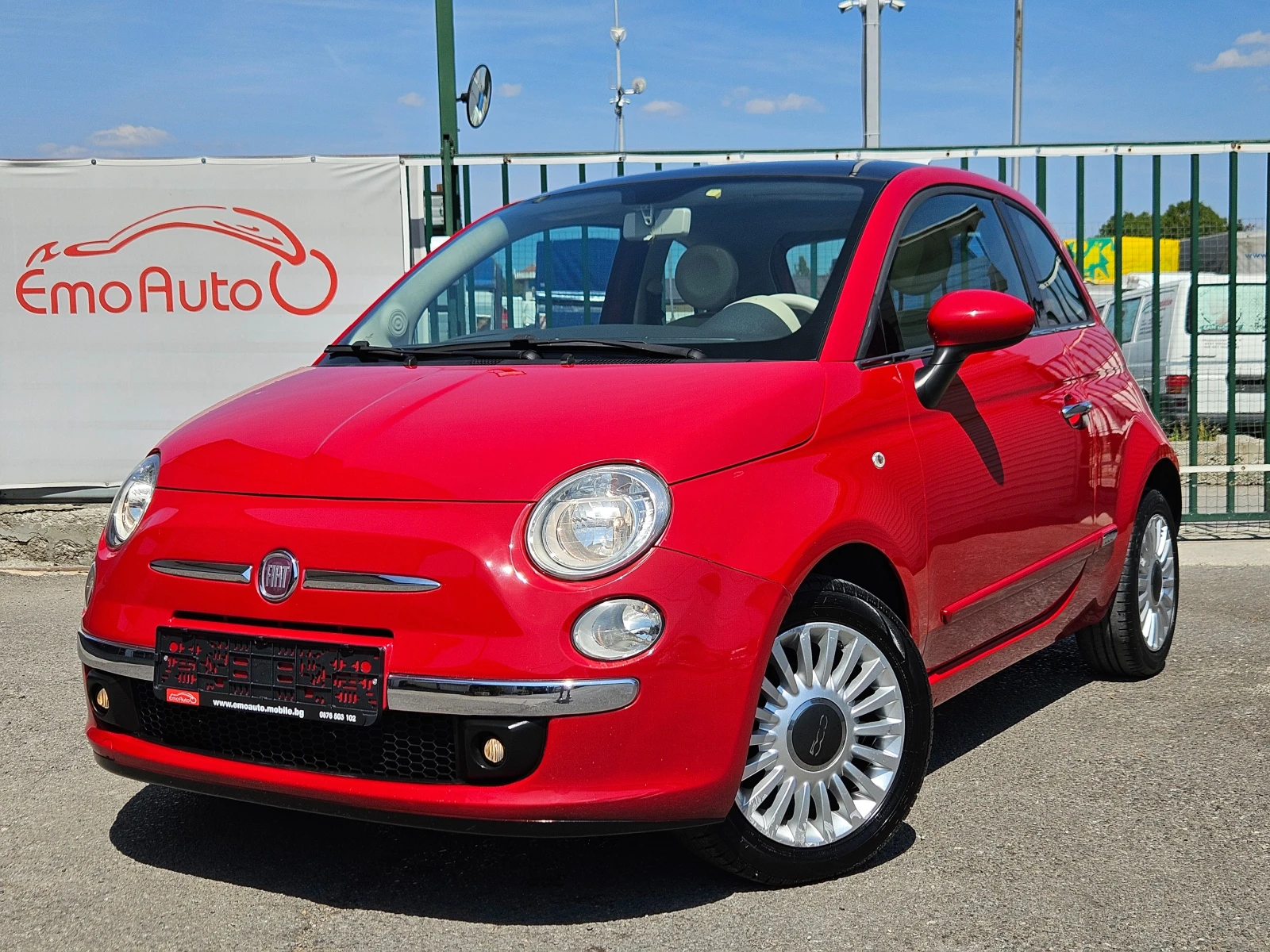 Fiat 500 1.2I/69k.c/160000km/КЛИМАТИК/ПАНОРАМА/EURO 5A/ТОП - изображение 7