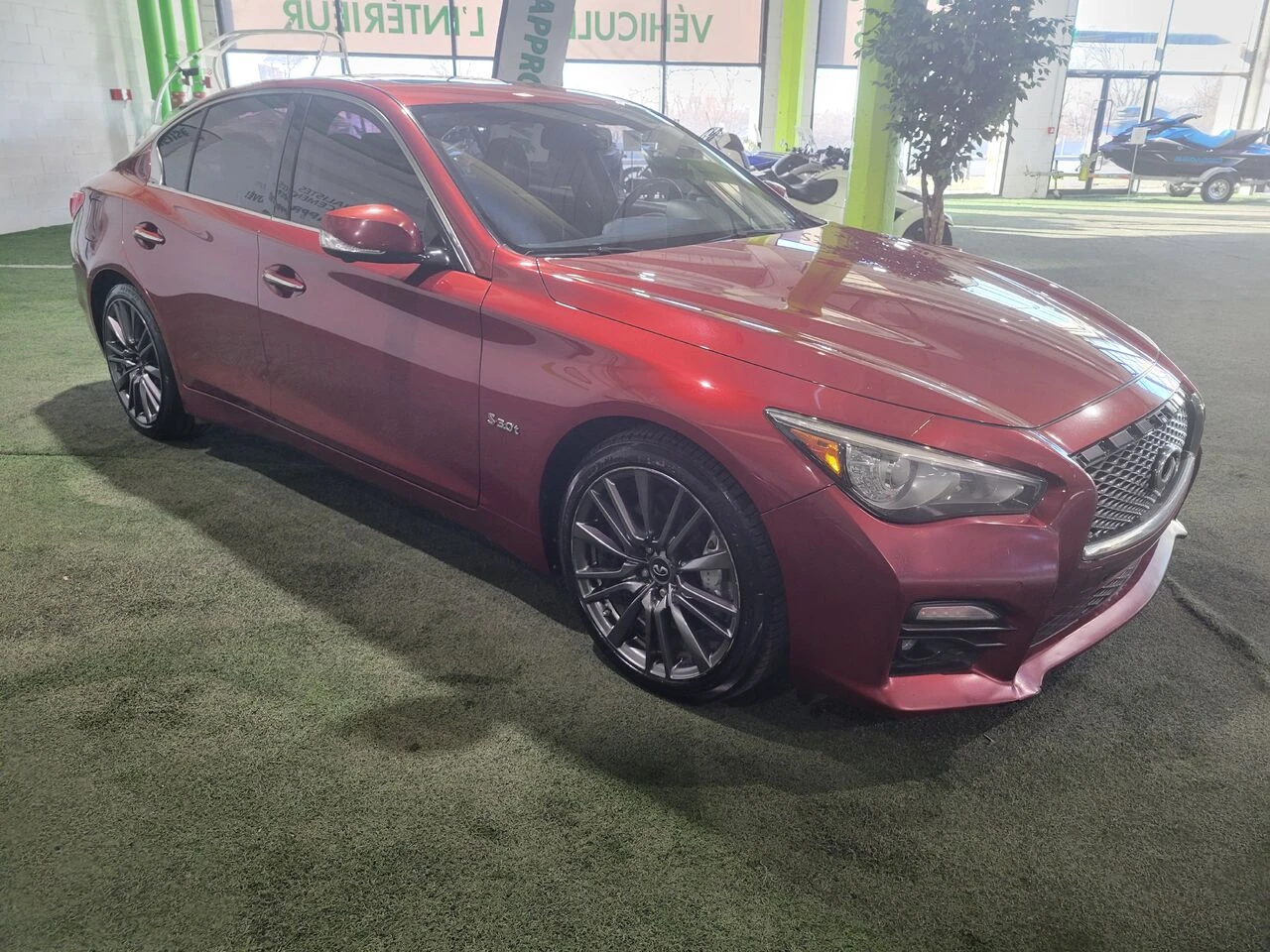 Infiniti Q50 RED* SPORT* AWD* КАМЕРА* 360* КОЖА* ПОДГРЕВ* , снимка 2 - Автомобили и джипове - 54000051