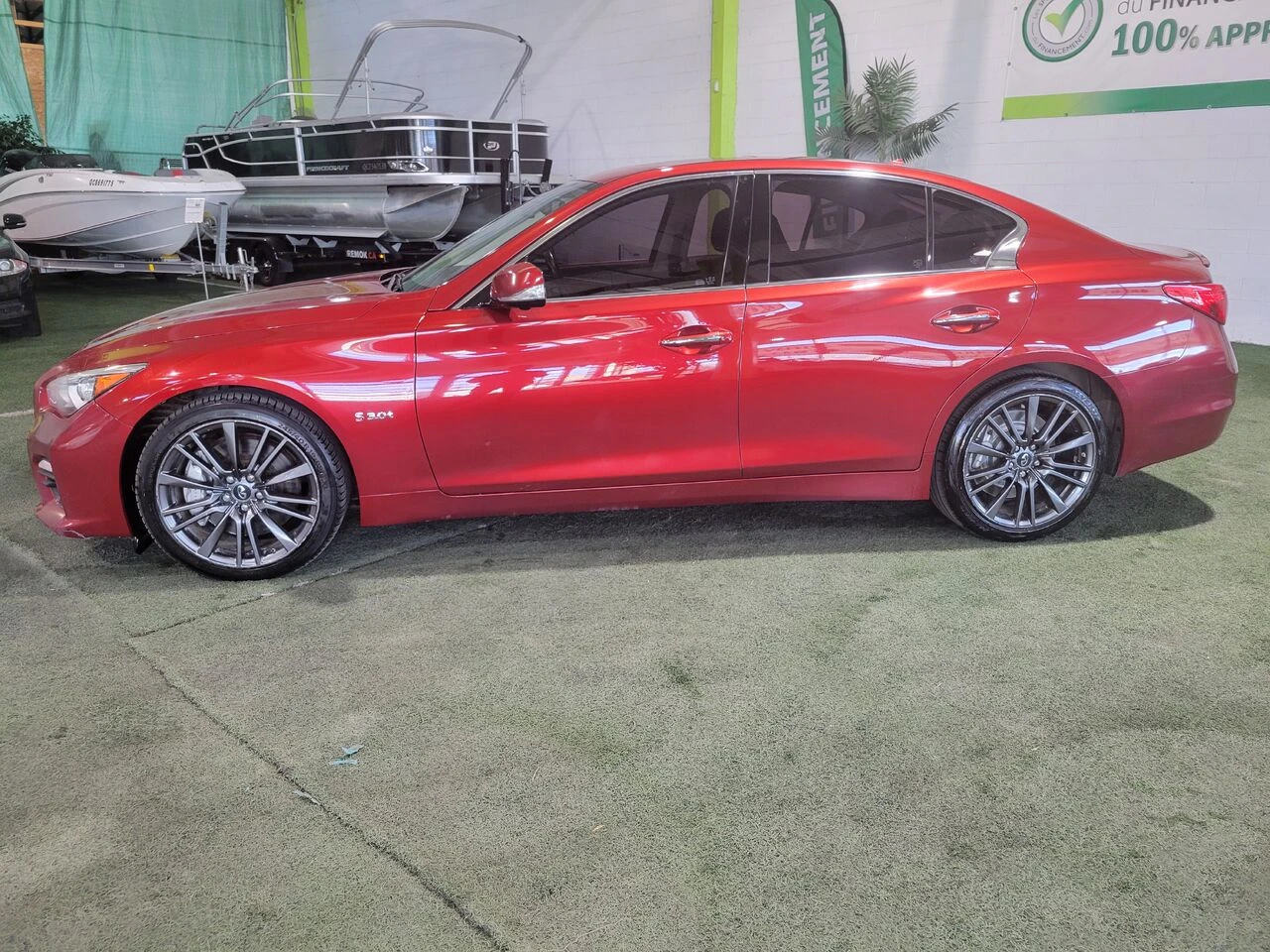 Infiniti Q50 RED* SPORT* AWD* КАМЕРА* 360* КОЖА* ПОДГРЕВ* , снимка 4 - Автомобили и джипове - 54000051