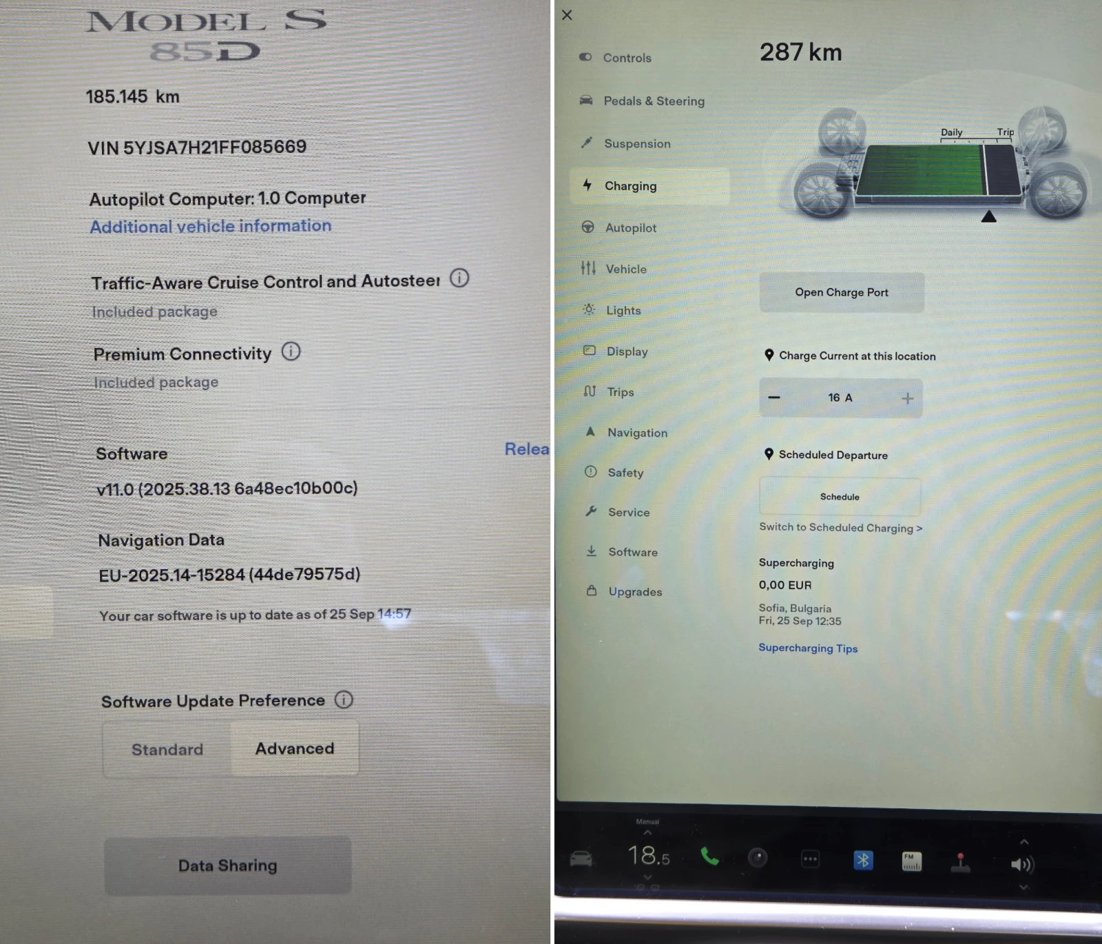 Tesla Model S 85D, SC01, снимка 11 - Автомобили и джипове - 56228167