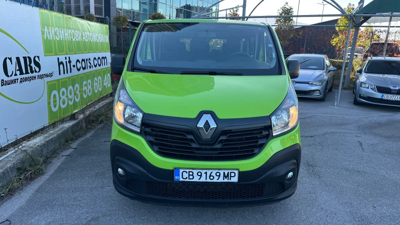 Renault Trafic 1.6 dCi Пътнически Дълга база Заден климатик ДДС, снимка 3 - Бусове и автобуси - 52238138