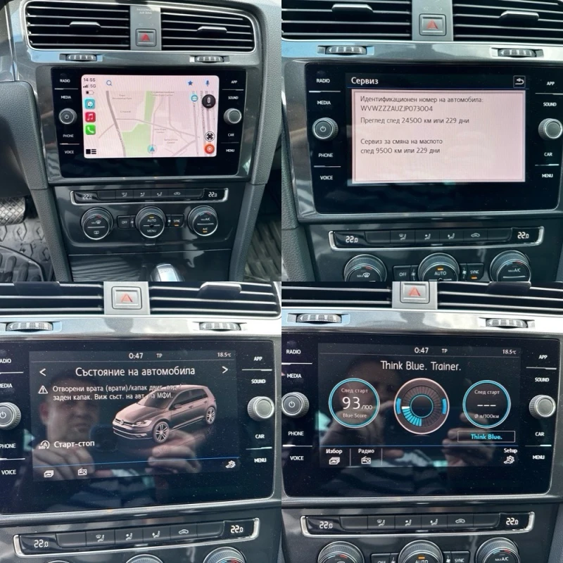 VW Golf 1.4 TSI / 7 DSG / CarPlay / ACC от България, снимка 13 - Автомобили и джипове - 47132447