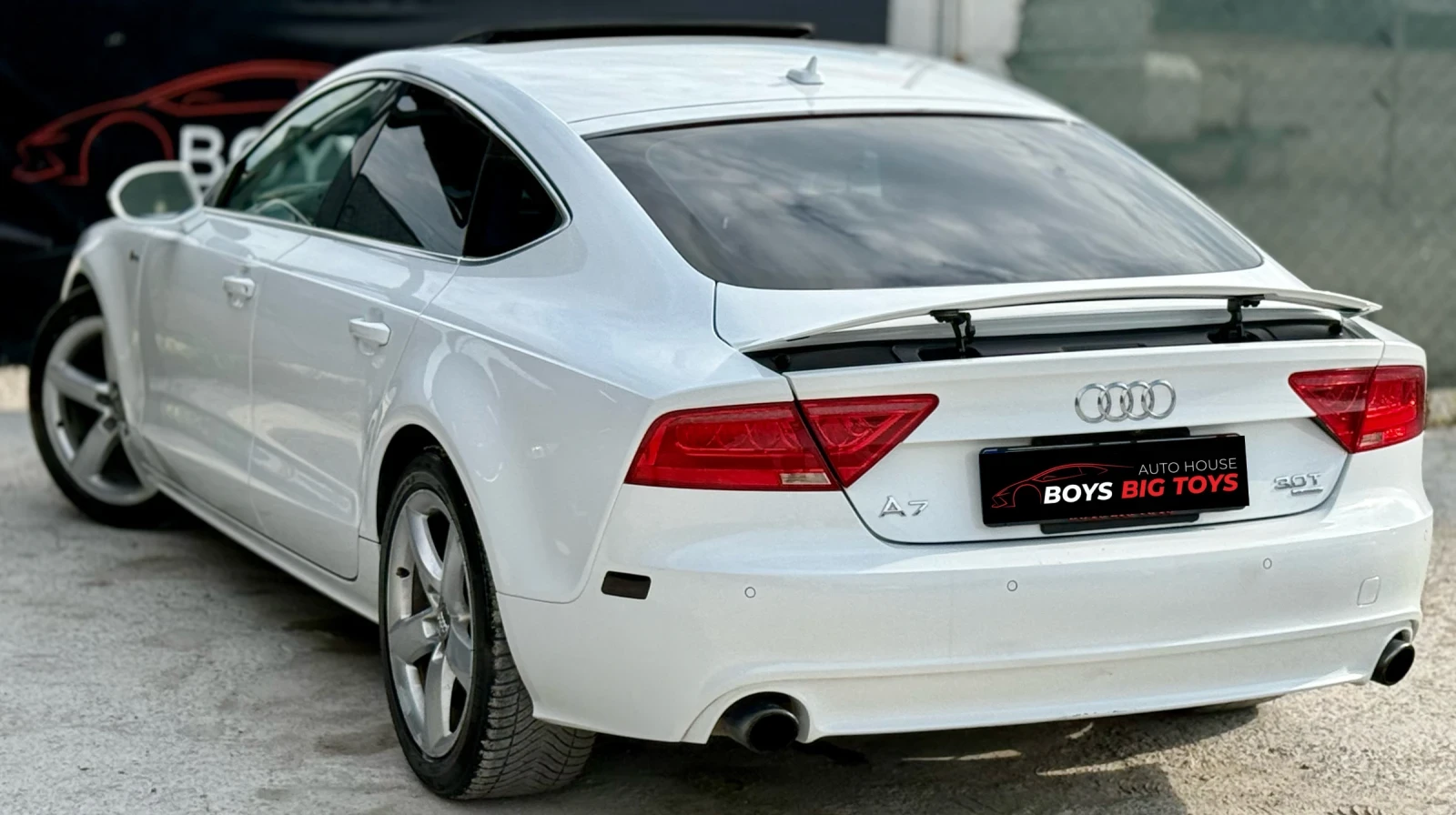 Audi A7 3.0TFSI* Supercharger* БялаПерла* Шибедах* Подглев, снимка 8 - Автомобили и джипове - 55043748