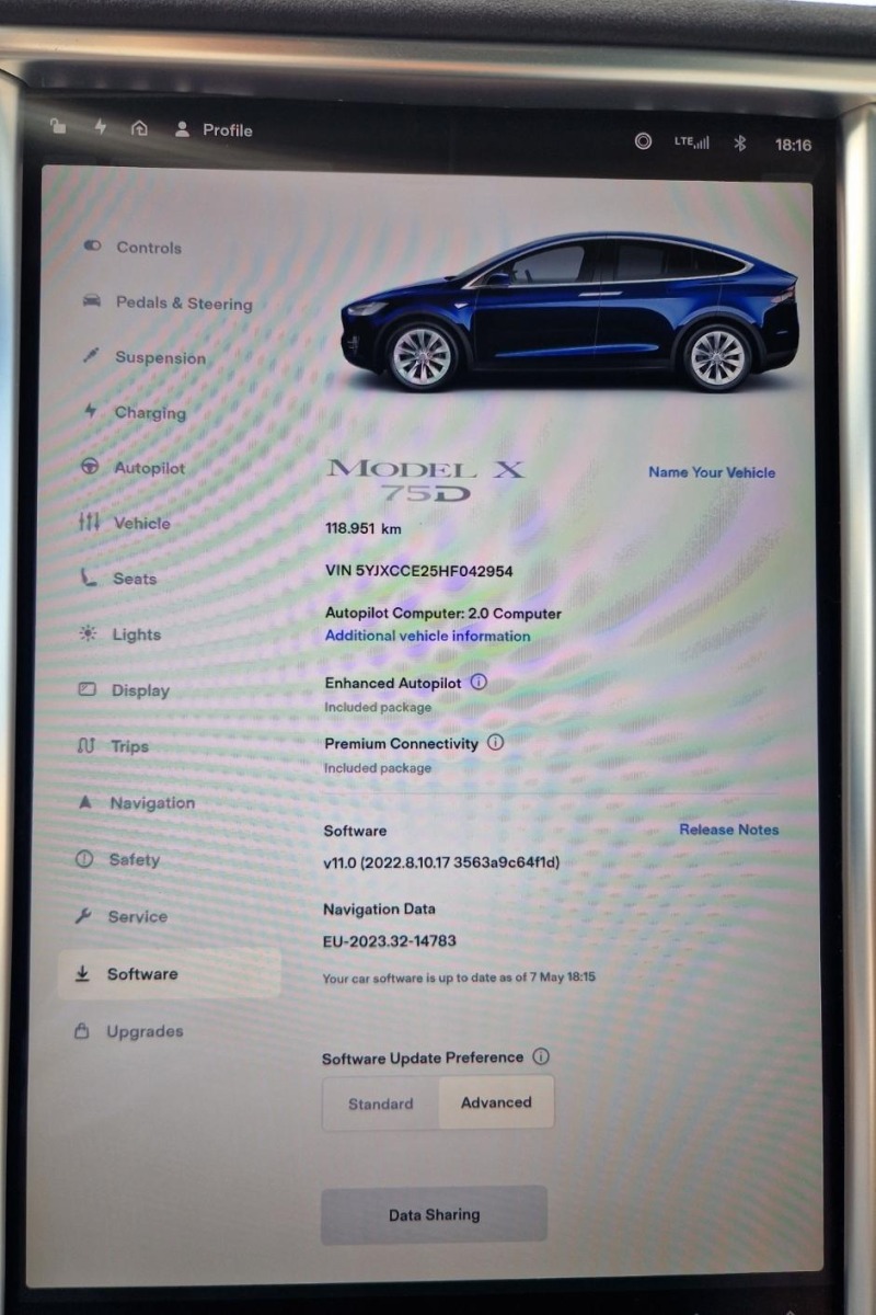Tesla Model X Европейски в Гаранция, снимка 15 - Автомобили и джипове - 45629247