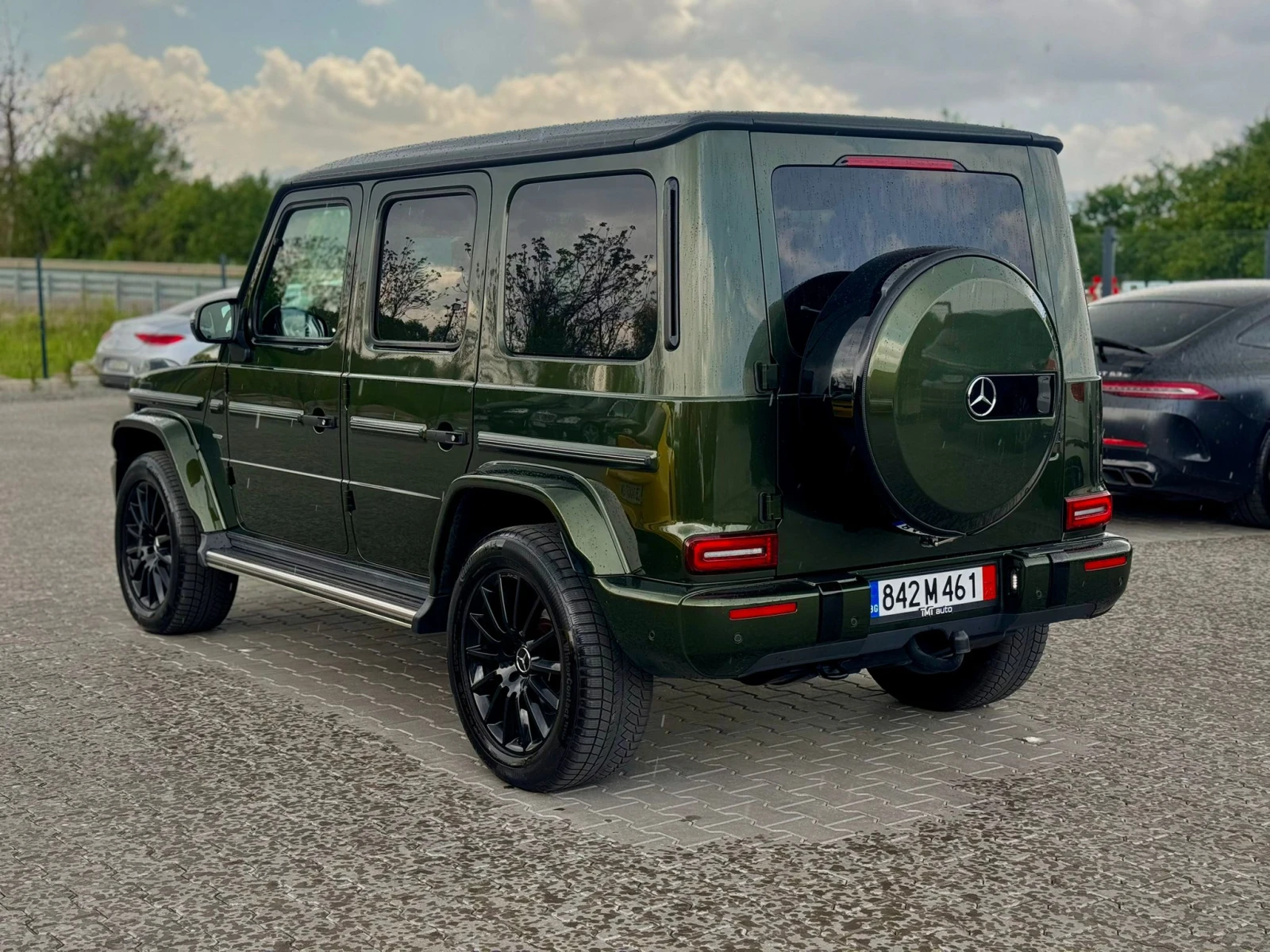 Mercedes-Benz G 400 * military green* burmester* вентилация* , снимка 4 - Автомобили и джипове - 55906835