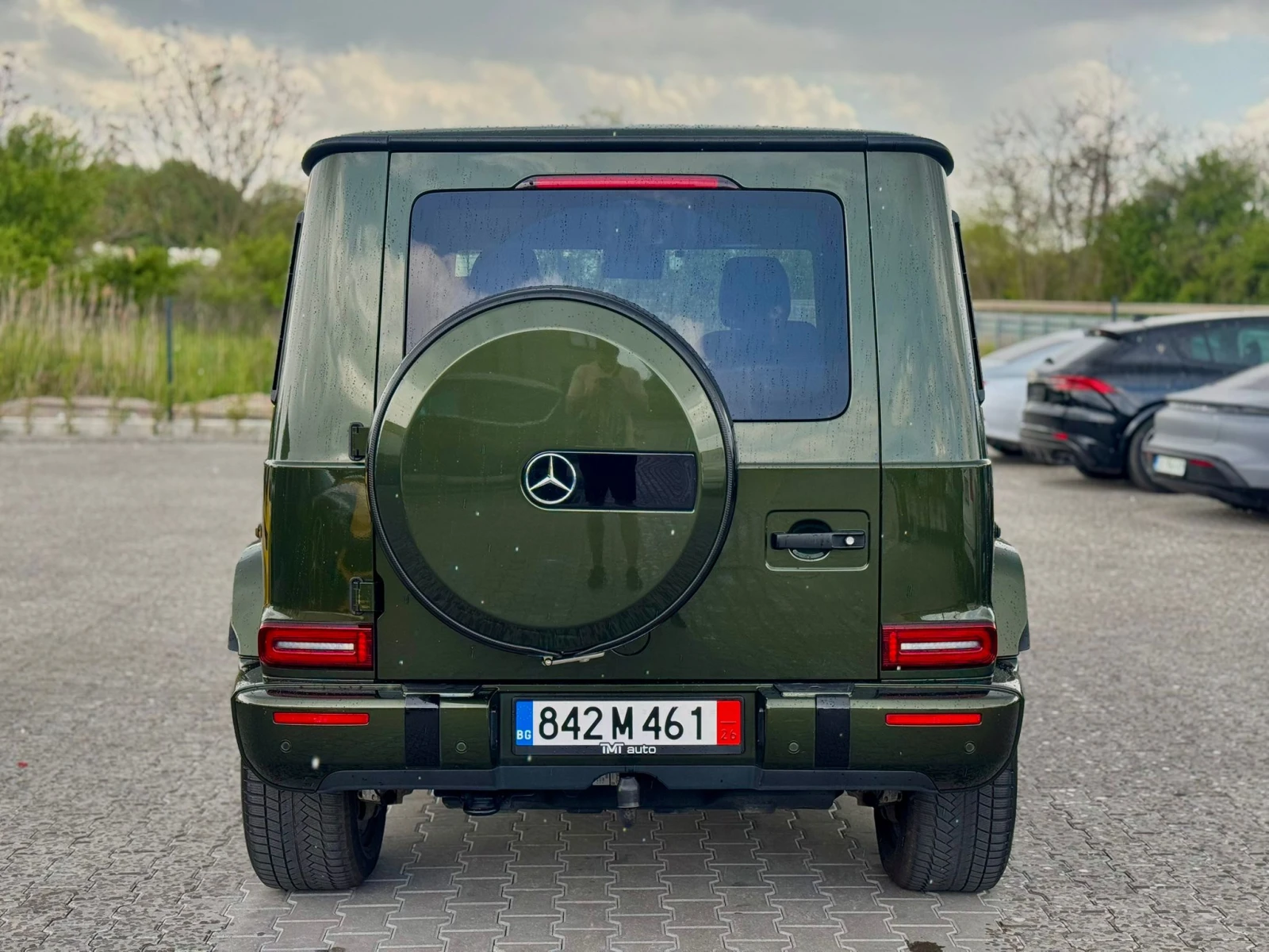 Mercedes-Benz G 400 * military green* burmester* вентилация* , снимка 5 - Автомобили и джипове - 55906835