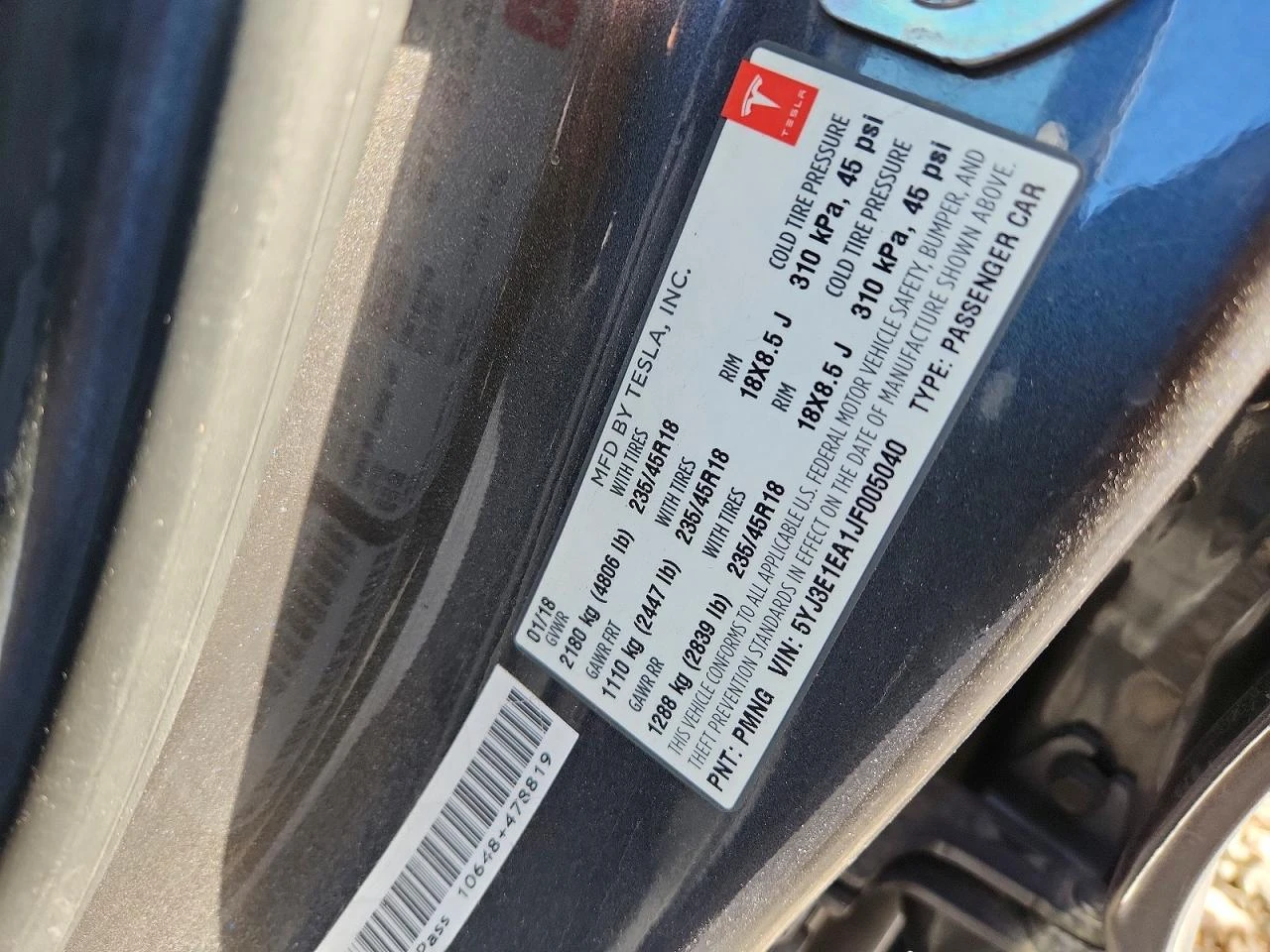 Tesla Model 3 Long Range Battery RWD, снимка 12 - Автомобили и джипове - 54172326