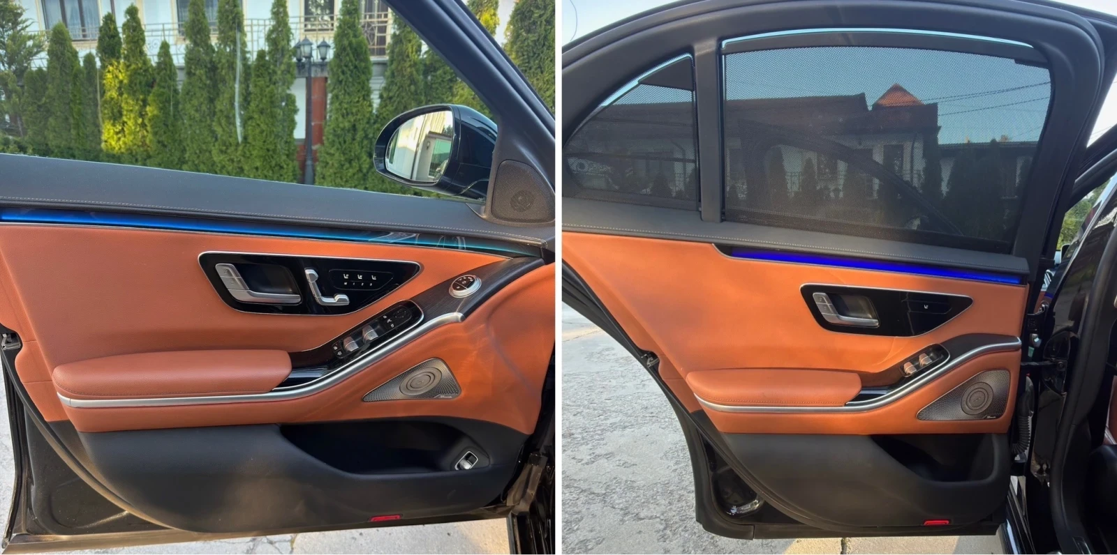 Mercedes-Benz S 350 Готов лизингAMG/PANO/FULL/MANUFAKTUR/Saffron Brown, снимка 9 - Автомобили и джипове - 54919390
