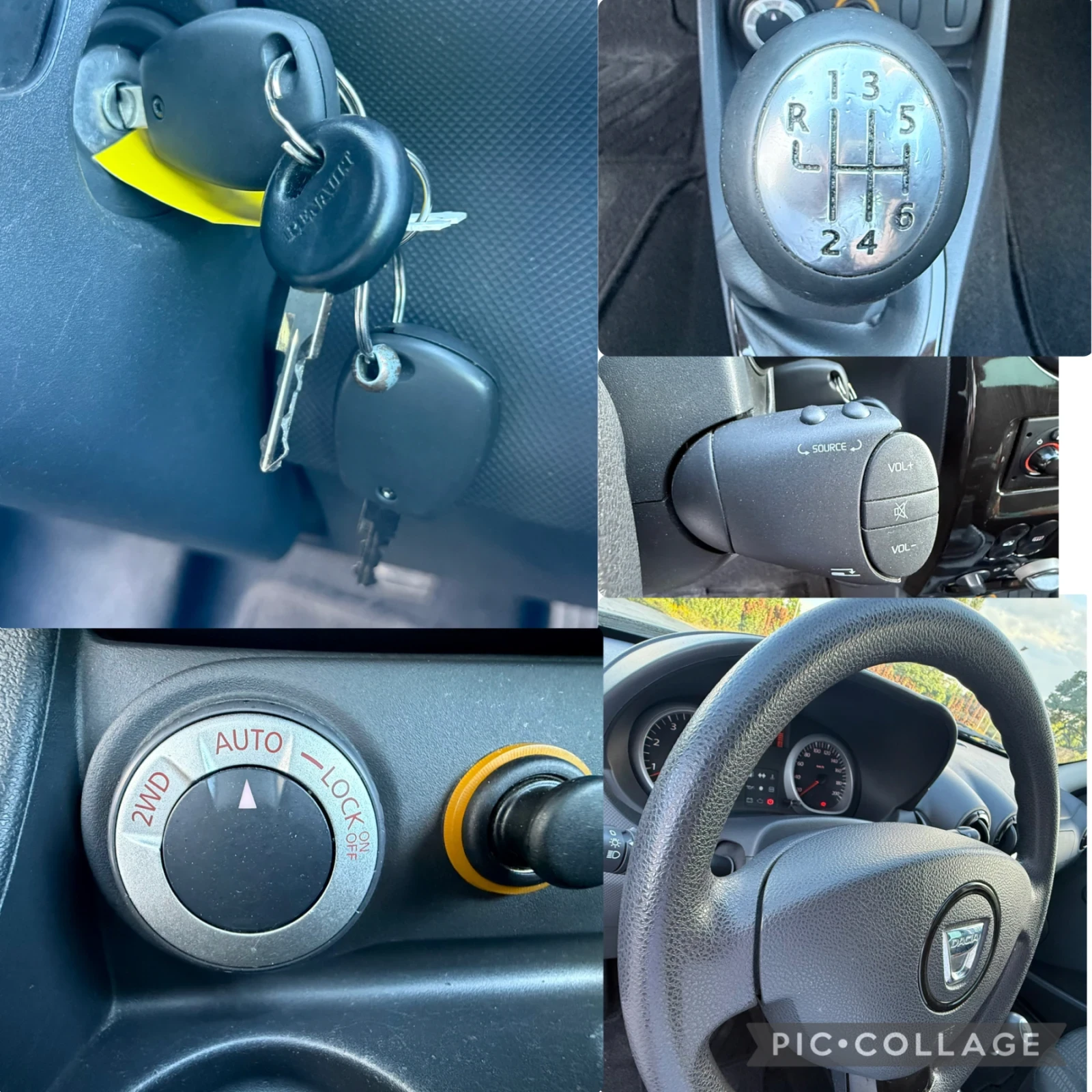 Dacia Duster 1.6i/16V/6ck/4x4/* Климатик* /150715км/Серв.истори, снимка 13 - Автомобили и джипове - 54919258