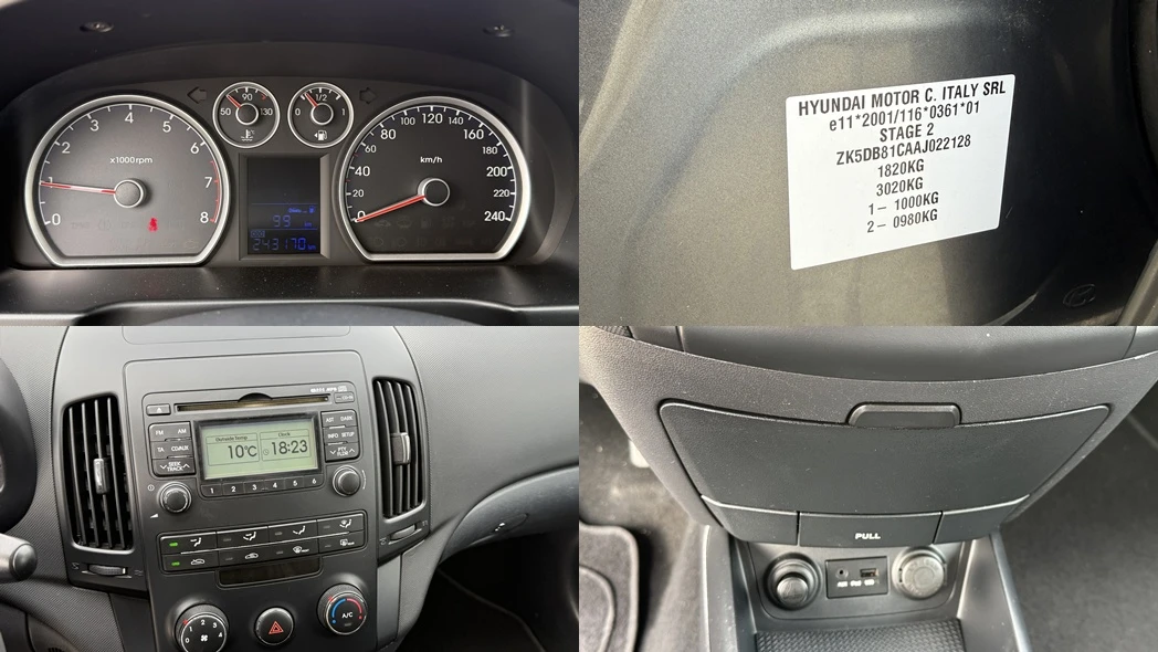 Hyundai I30 1.4GPL/ГАЗ/BRC/90кс/ВНОС ОТ ИТАЛИЯ, снимка 16 - Автомобили и джипове - 53924839