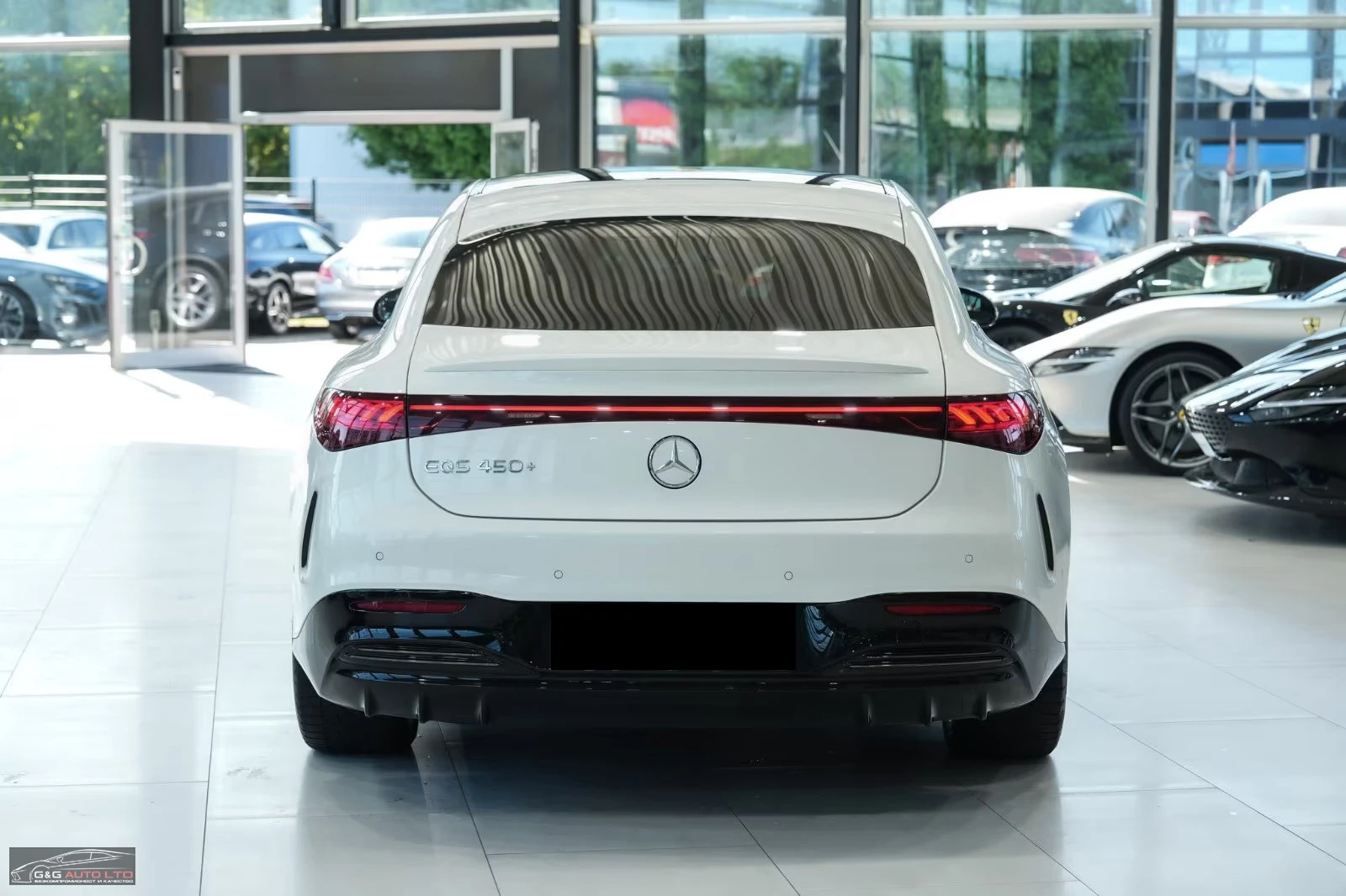Mercedes-Benz EQS 450+ /333HP/AMG/PANO/NIGHT/360/HUD/BURM/731z, снимка 6 - Автомобили и джипове - 55586996