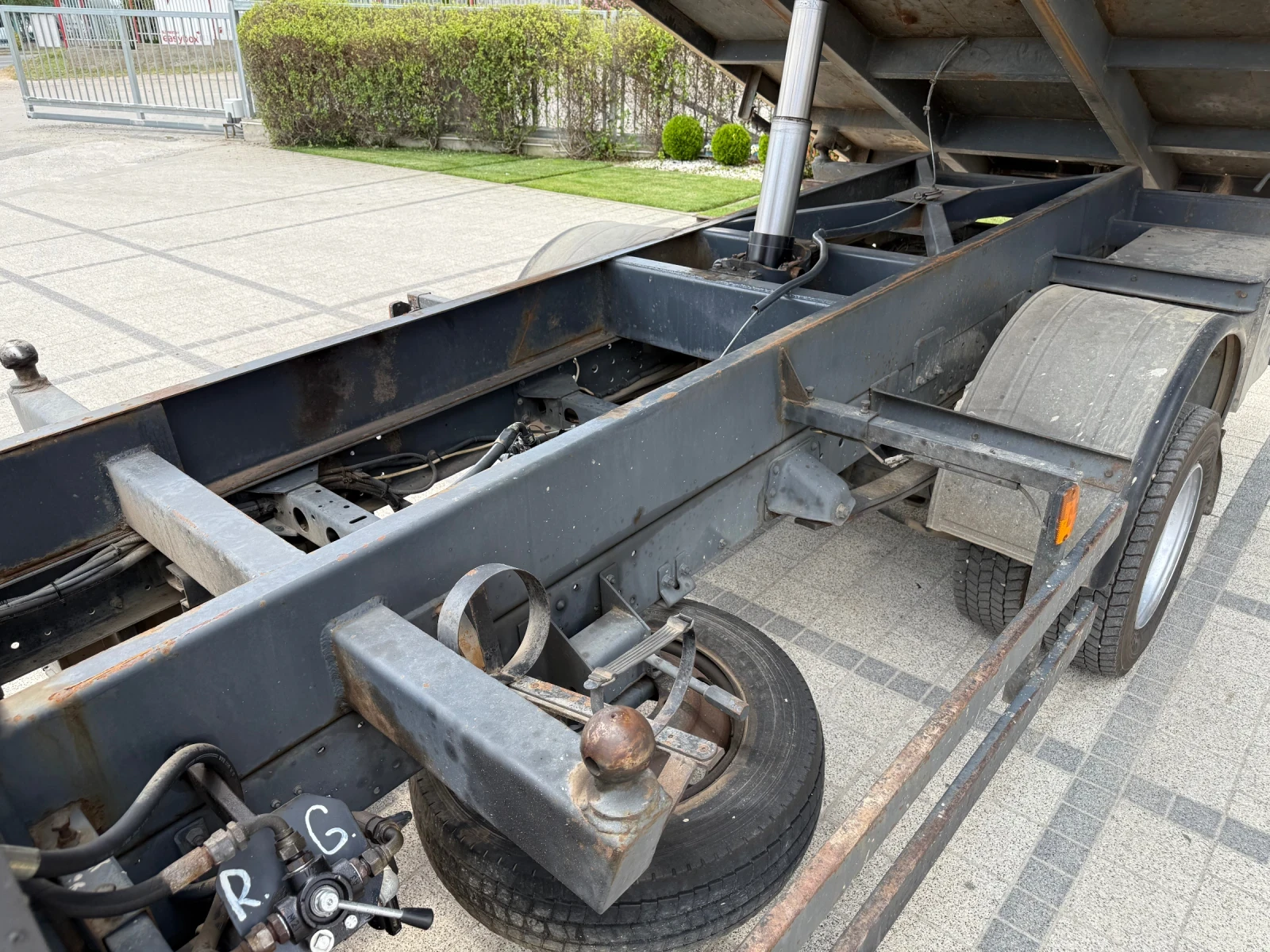 Daf 45.150 Самосвал с кран - 4.33м. внос Италия  - изображение 5