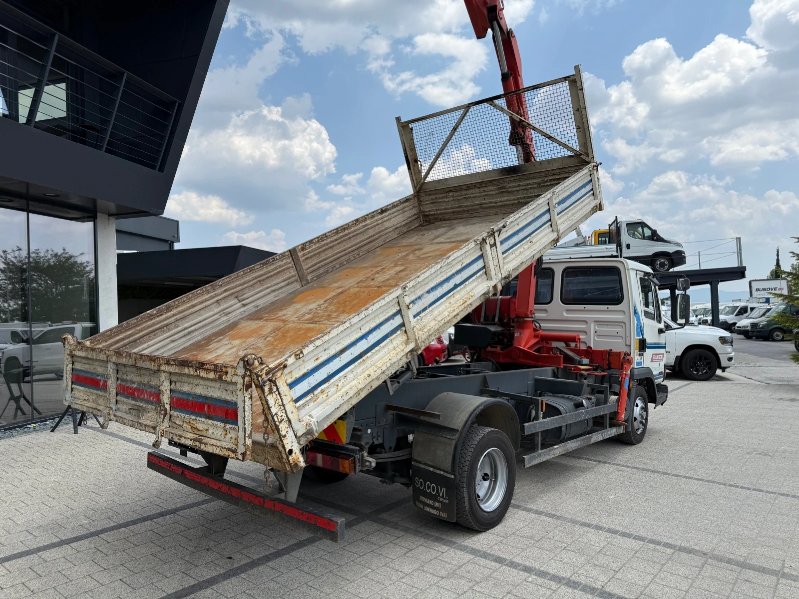 Daf 45.150 Самосвал с кран - 4.33м. внос Италия  - изображение 10