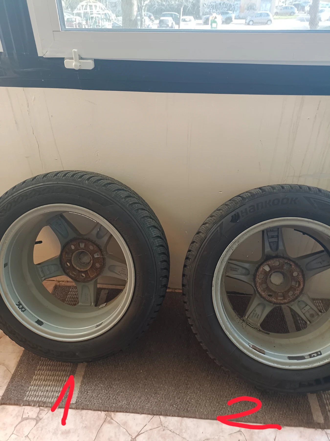 Гуми с джанти Hankook 205/55R16, снимка 2 - Гуми и джанти - 54072331
