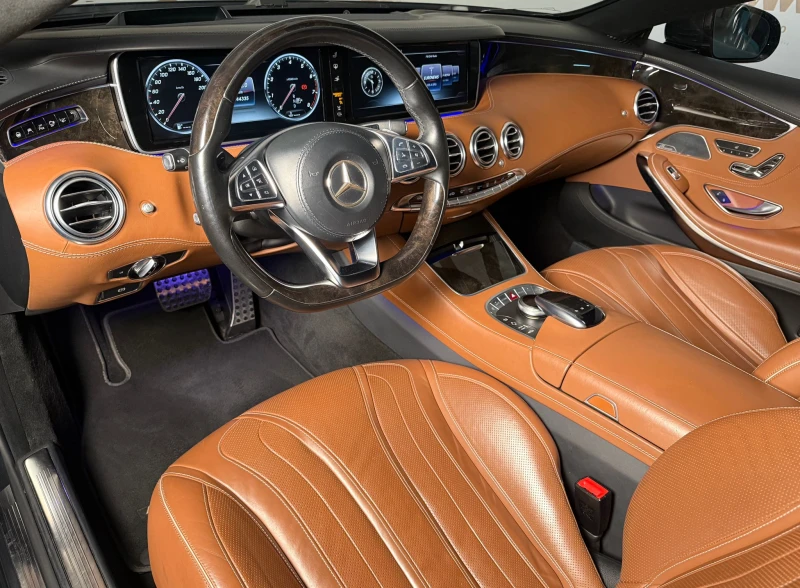 Mercedes-Benz S 500 Coupe* AMG* HuD* Burmester* Pano, снимка 6 - Автомобили и джипове - 50289722