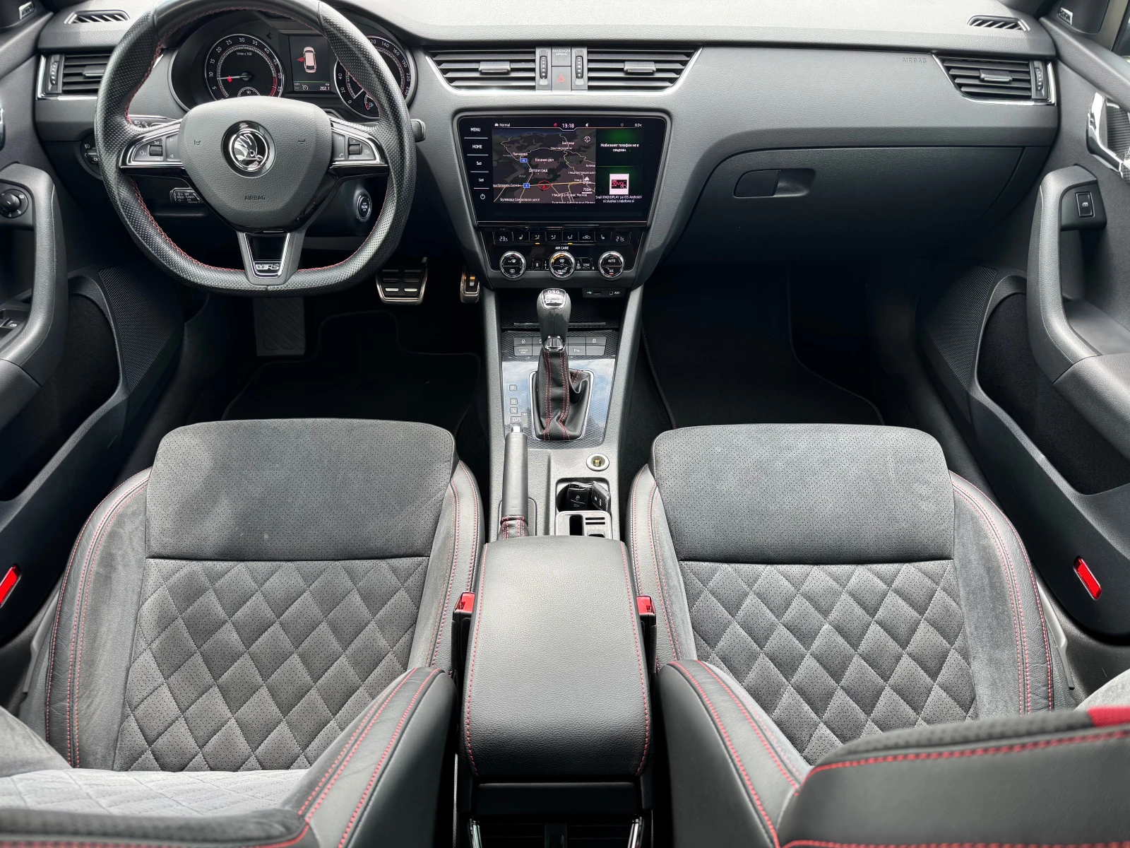 Skoda Octavia VRS/2.0d FACE Challenge DSG ACC+ SHADOW RACE-GREEN, снимка 12 - Автомобили и джипове - 54079435