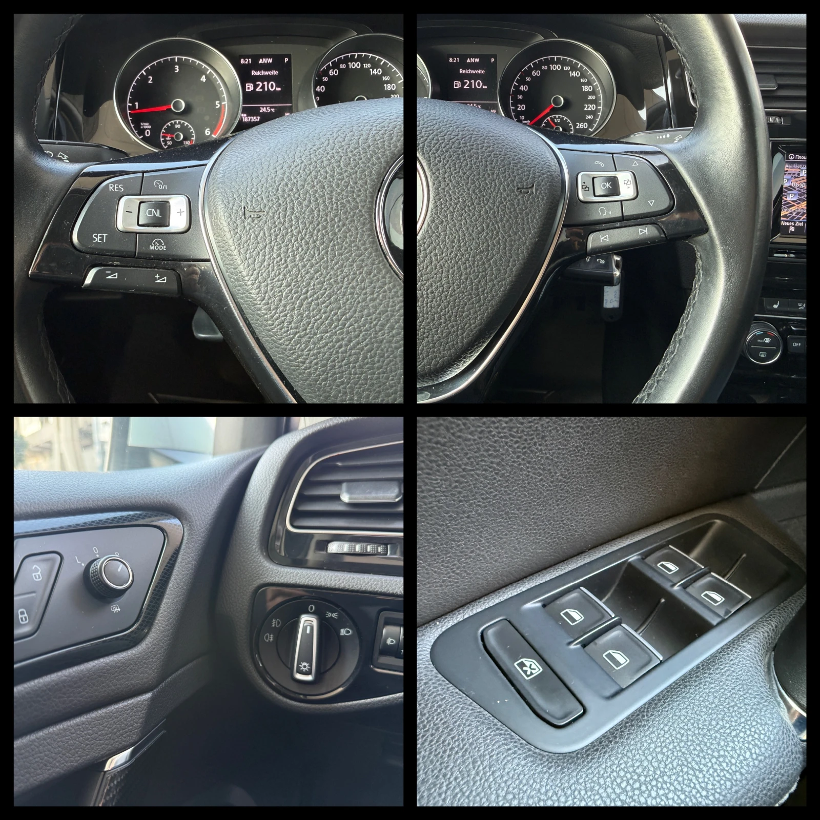 VW Golf 6 МЕСЕЦА ГАРАНЦИЯ/1.6TDI 105к.с. Кожа/Подгрев/Нави, снимка 15 - Автомобили и джипове - 55787668