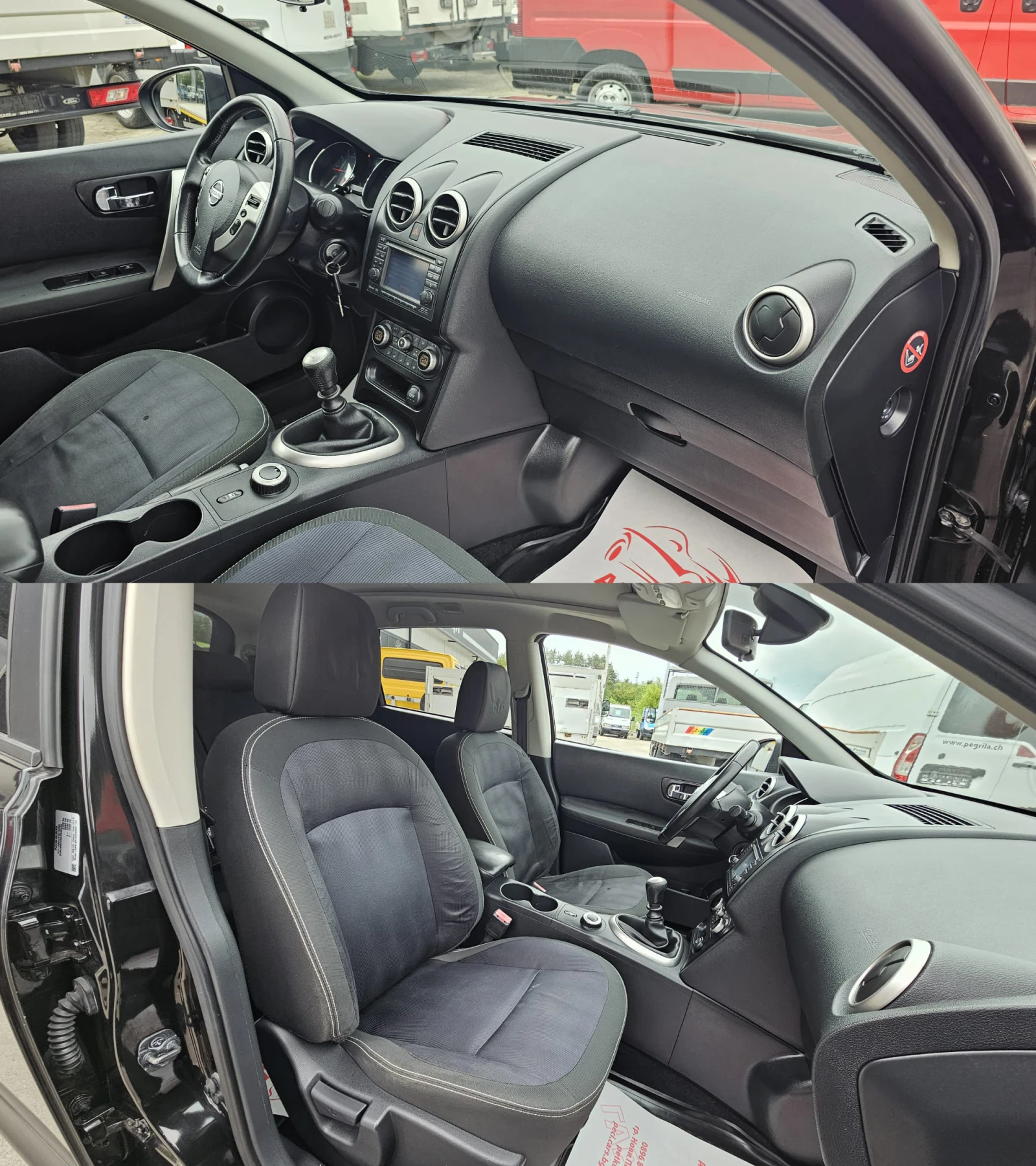 Nissan Qashqai + 2 2.0i 4x4 6S CH-2КОМП.ДЖАНТИ-СЕРВИЗ ИСТ-ЛИЗИНГ, снимка 12 - Автомобили и джипове - 54553869