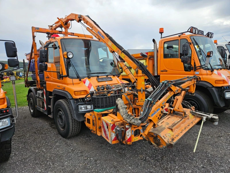 Mercedes-Benz UNIMOG U400, Нов внос+ МУЛЧЕР, Песакар, , , снимка 10 - Камиони - 47368916