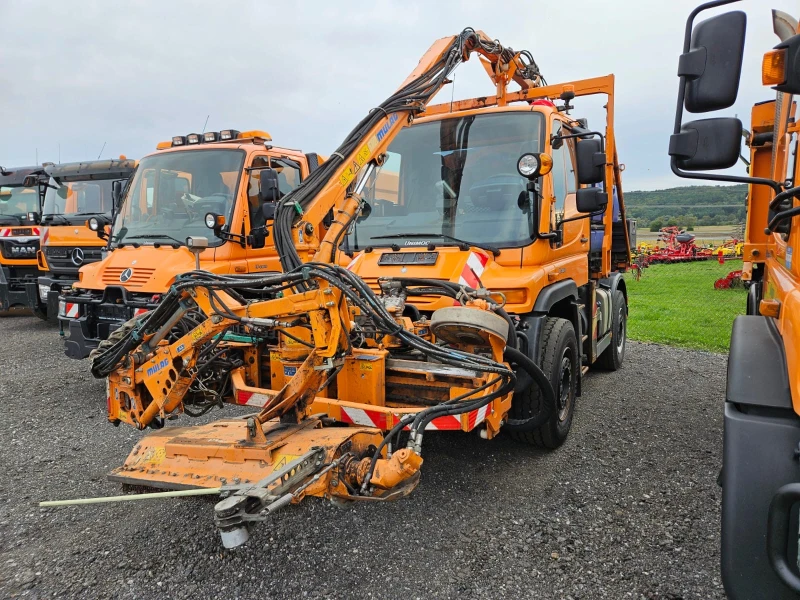 Mercedes-Benz UNIMOG U400, Нов внос+ МУЛЧЕР, Песакар, , , снимка 11 - Камиони - 47368916