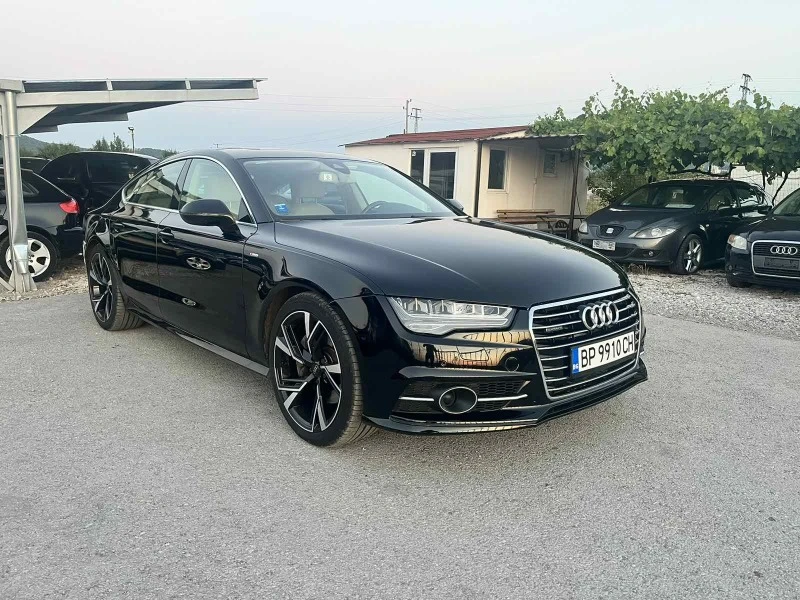 Audi A7 3, 0TDI S-line Matrix Quattro EVRO6B Кожа Нави , снимка 3 - Автомобили и джипове - 46359056