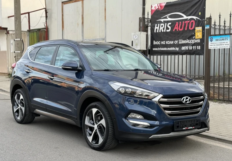 Hyundai Tucson VERTEX 2.0 CRDI 4 WD Внос Швейцария, снимка 1 - Автомобили и джипове - 47358163