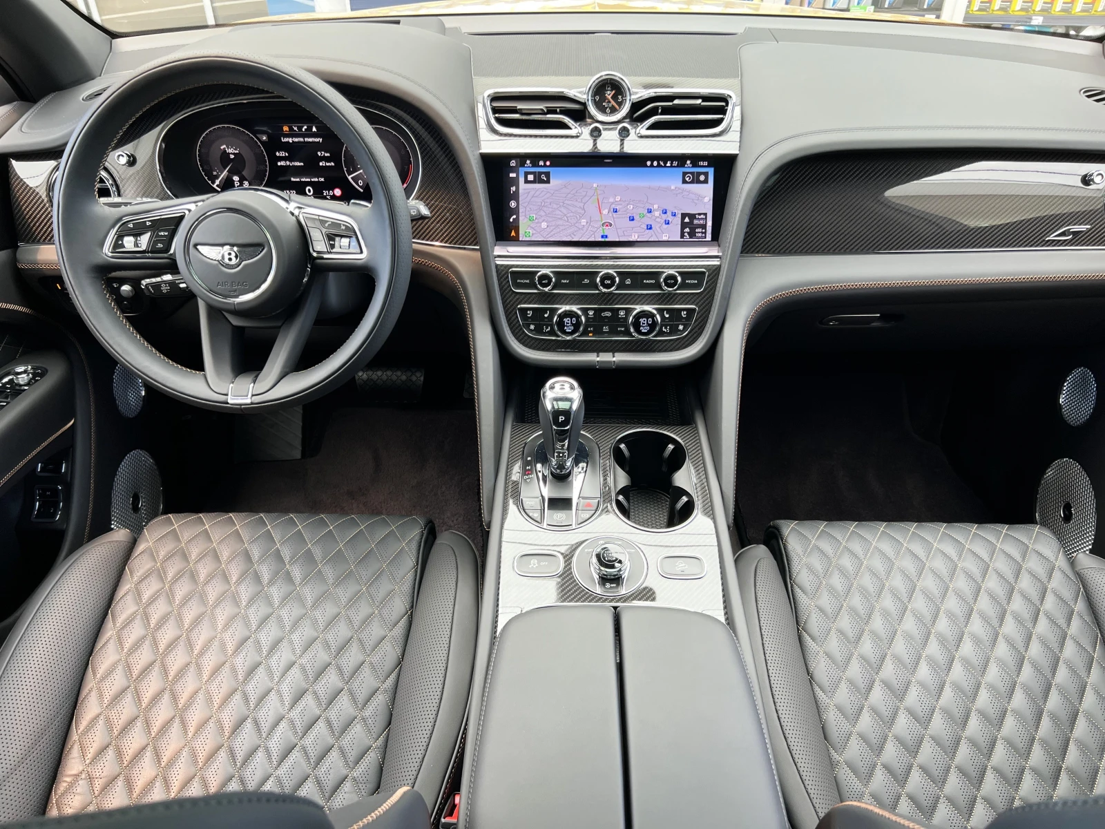 Bentley Bentayga S MANSORY/CERAMIC/CARBON/NAIM/MULLINER/TV/360/ | Mobile.bg   12