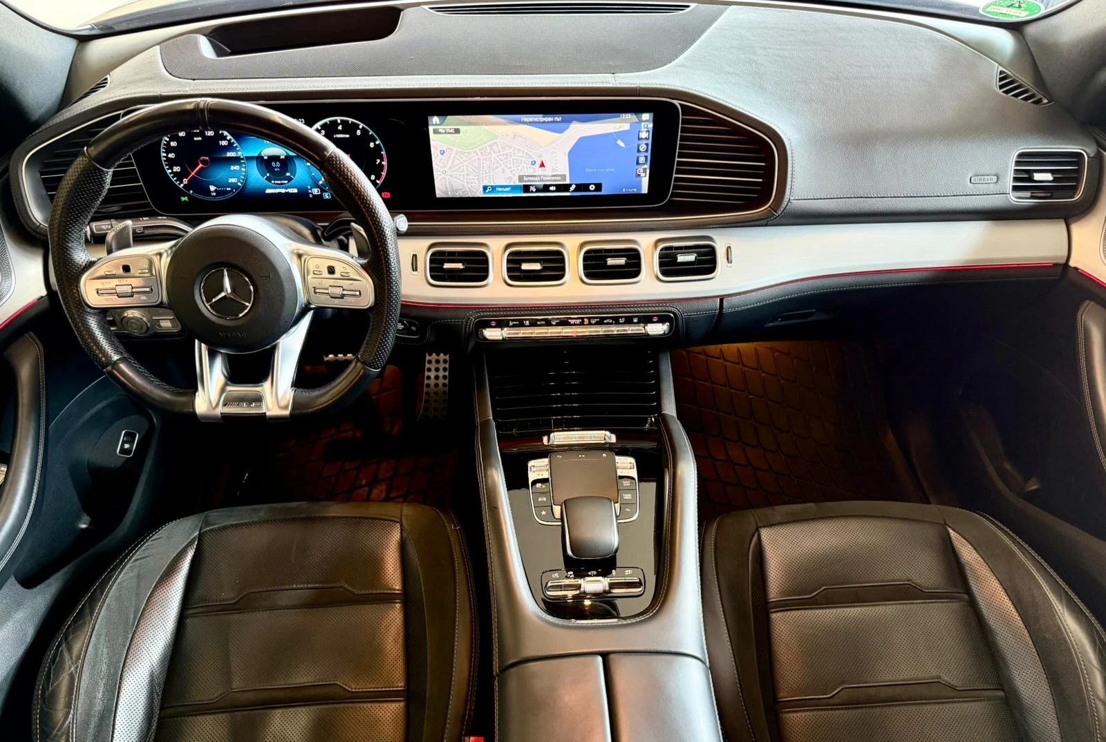 Mercedes-Benz GLE 53 4MATIC AMG* Панорама* 360* Лизинг, снимка 9 - Автомобили и джипове - 54148337