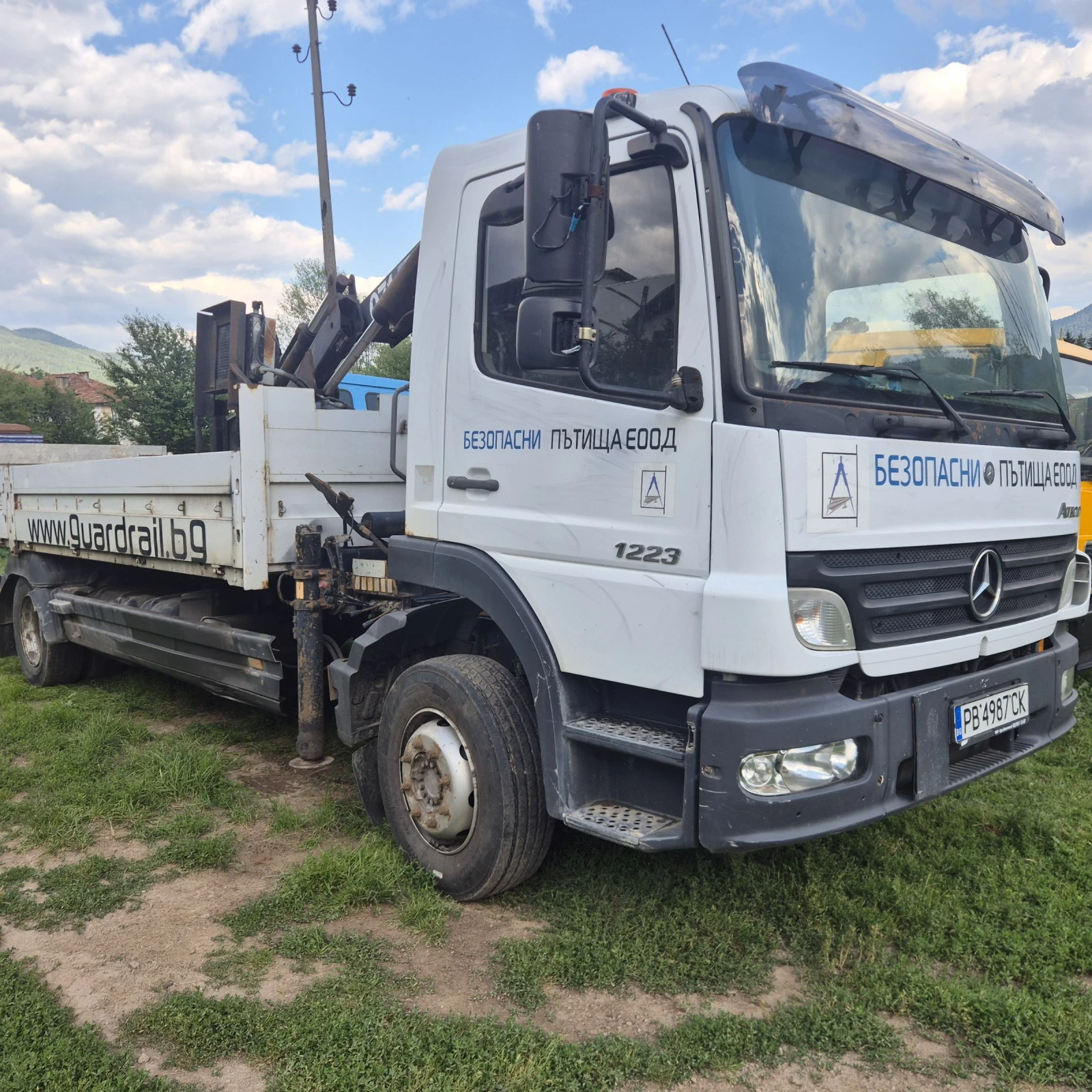 Mercedes-Benz Atego Кран Hiab
