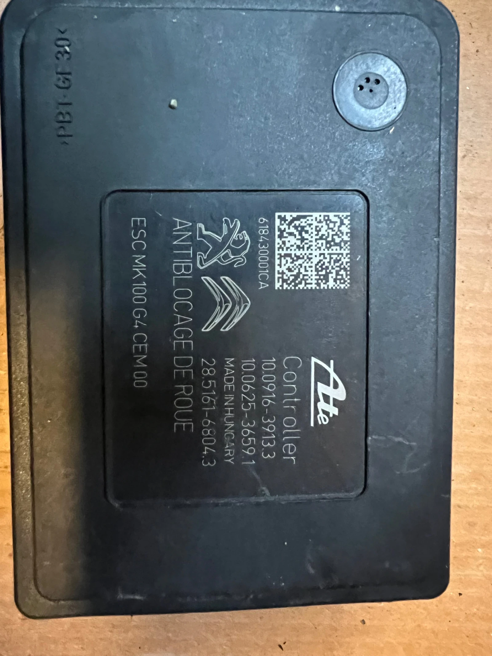 9822654880 ABS  PEUGEOT CITROEN Ate 10.0220-1206.4 10.0916-3913.3 ESC MK100G4CEM00 | Mobile.bg   2