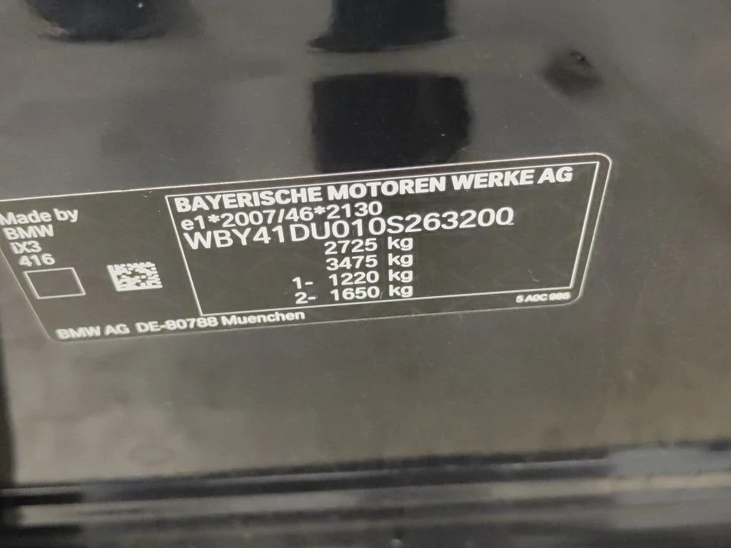 BMW iX3 IX3 M 74kw/PANO/360/HUD/, снимка 11 - Автомобили и джипове - 55065643