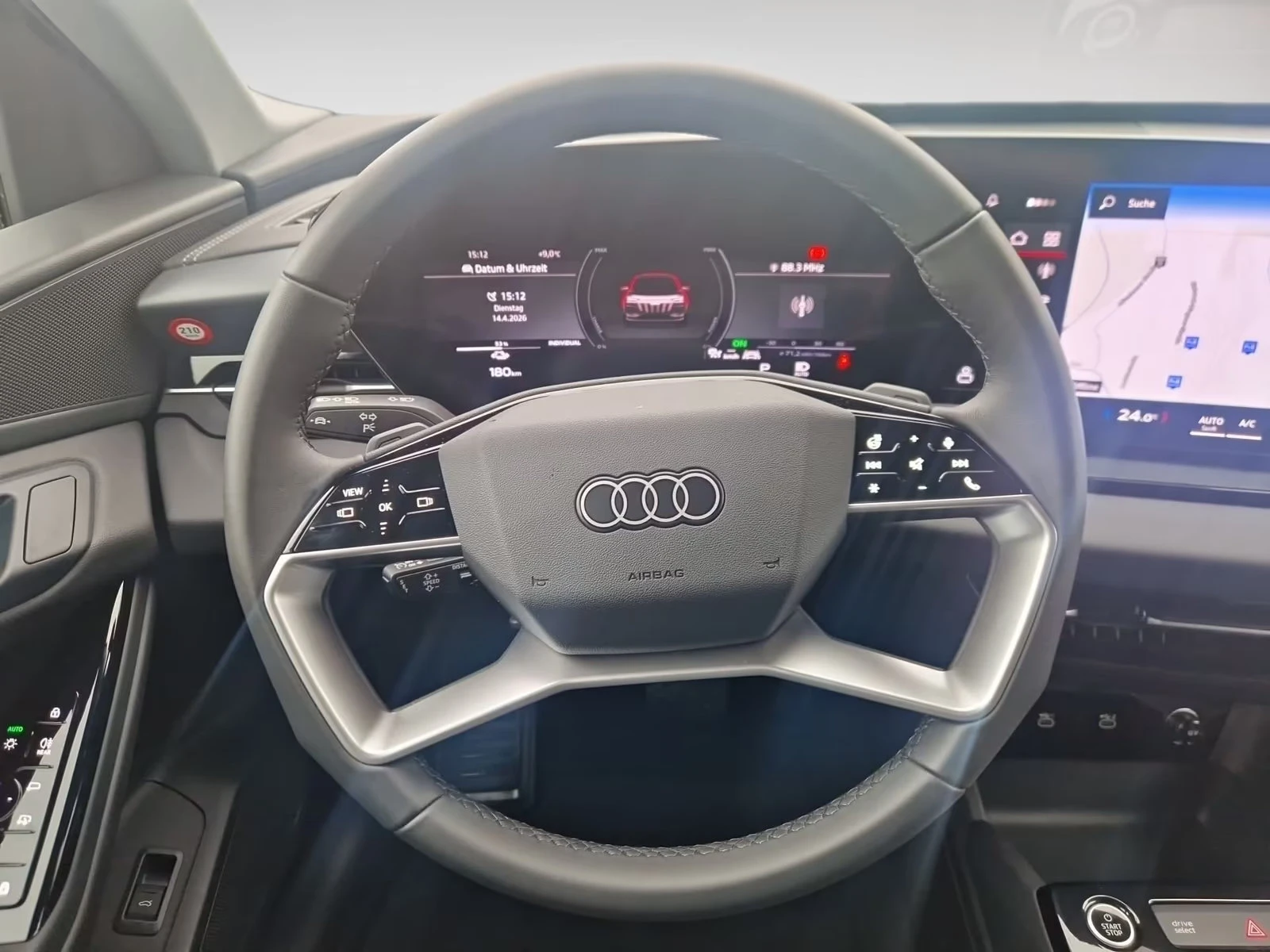 Audi Q6 E-TRON/252HP/S-LINE/ACC/CAM/NAVI/H.PUMP/LED/215q, снимка 9 - Автомобили и джипове - 54327947