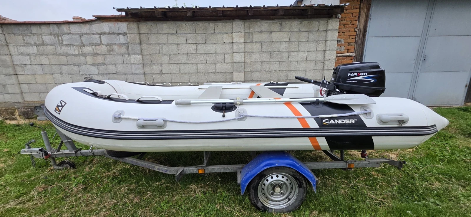 Надуваема лодка Zander BD390, снимка 3 - Воден транспорт - 54541379