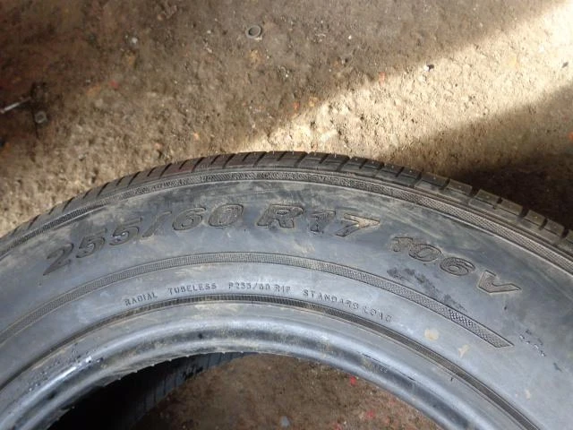 Гуми Летни 255/60R17, снимка 3 - Гуми и джанти - 20325472