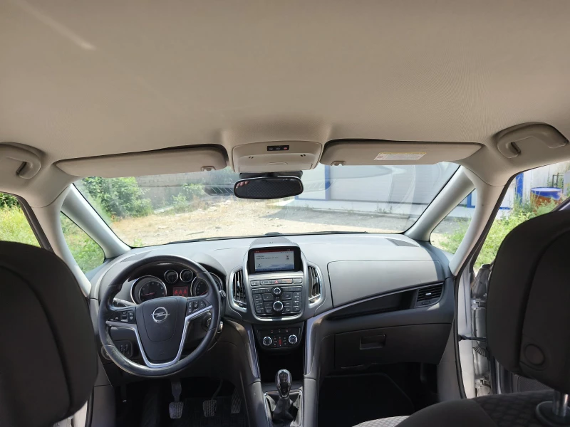 Opel Zafira 1.6 * Турбо* фабричен метан* 6+ 1 места* , снимка 12 - Автомобили и джипове - 51696445